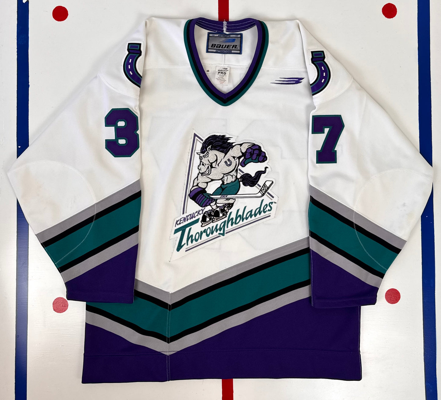Kentucky Thoroughblades 1997-1998 Zdeno Chara AHL Hockey Jersey (48/Large)