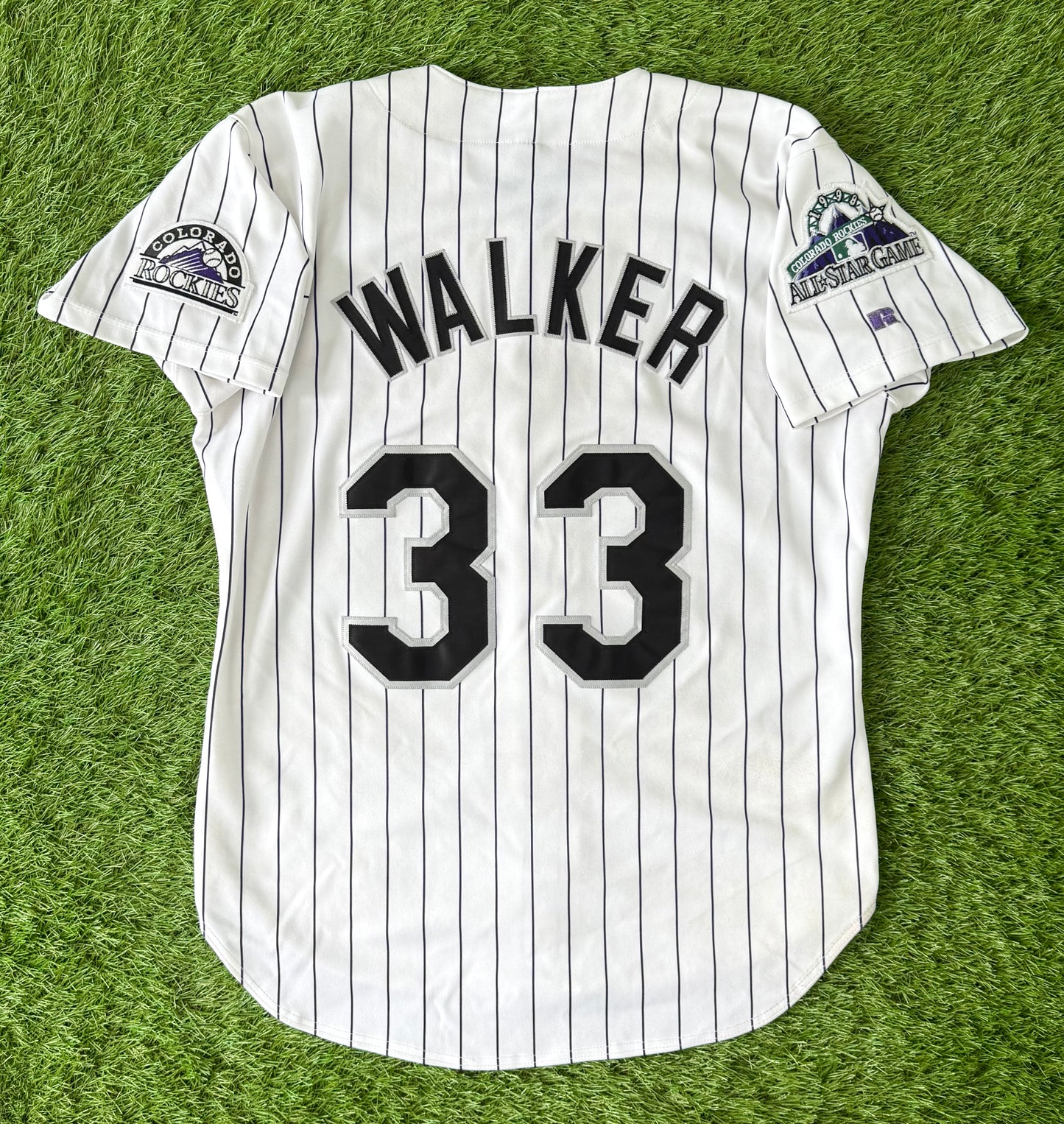 Colorado Rockies Larry Walker 1998 MLB Baseball Jersey (44/Large)
