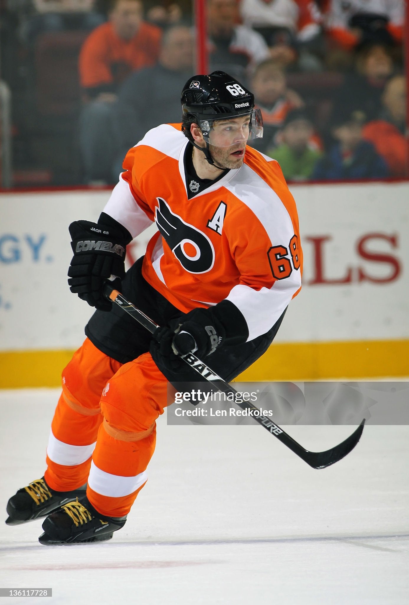 Philadelphia Flyers Jaromir Jagr 2011 NHL Hockey Jersey (58/XXXL)