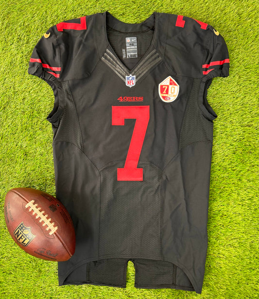 San Francisco 49ers 2016 Colin Kaepernick Black Alternate NFL Football Jersey (46/Large)