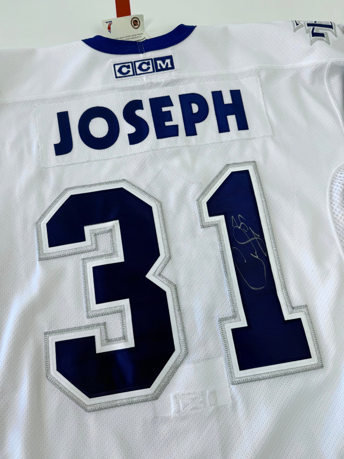 Toronto Maple Leafs Curtis Joseph 2000-2002 Signed NHL Hockey Jersey (52/XL)