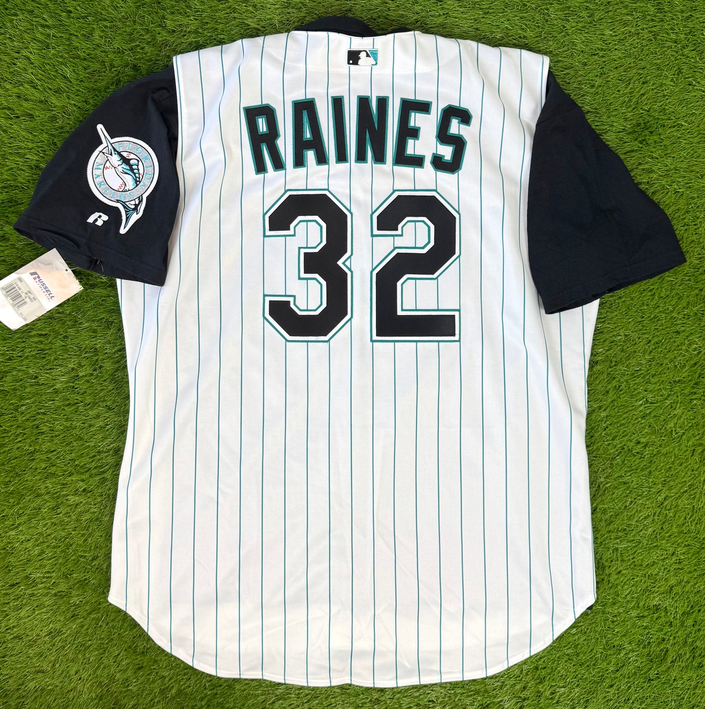 Florida Marlins 2002 Tim Raines MLB Baseball Jersey (50/XL)