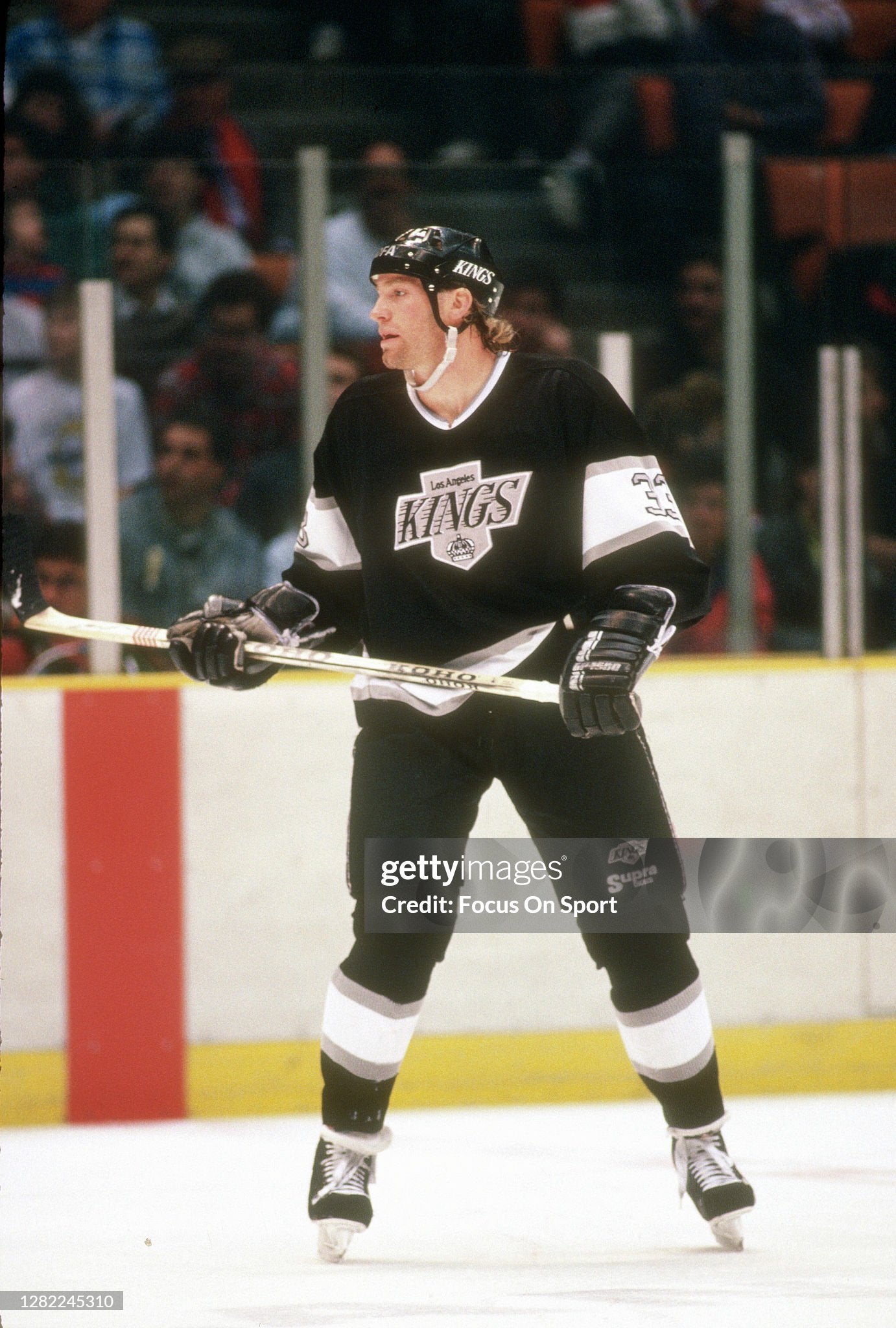 Los Angeles Kings Marty McSorley Autographed 1990-1991 NHL Hockey Jersey (44/Medium)