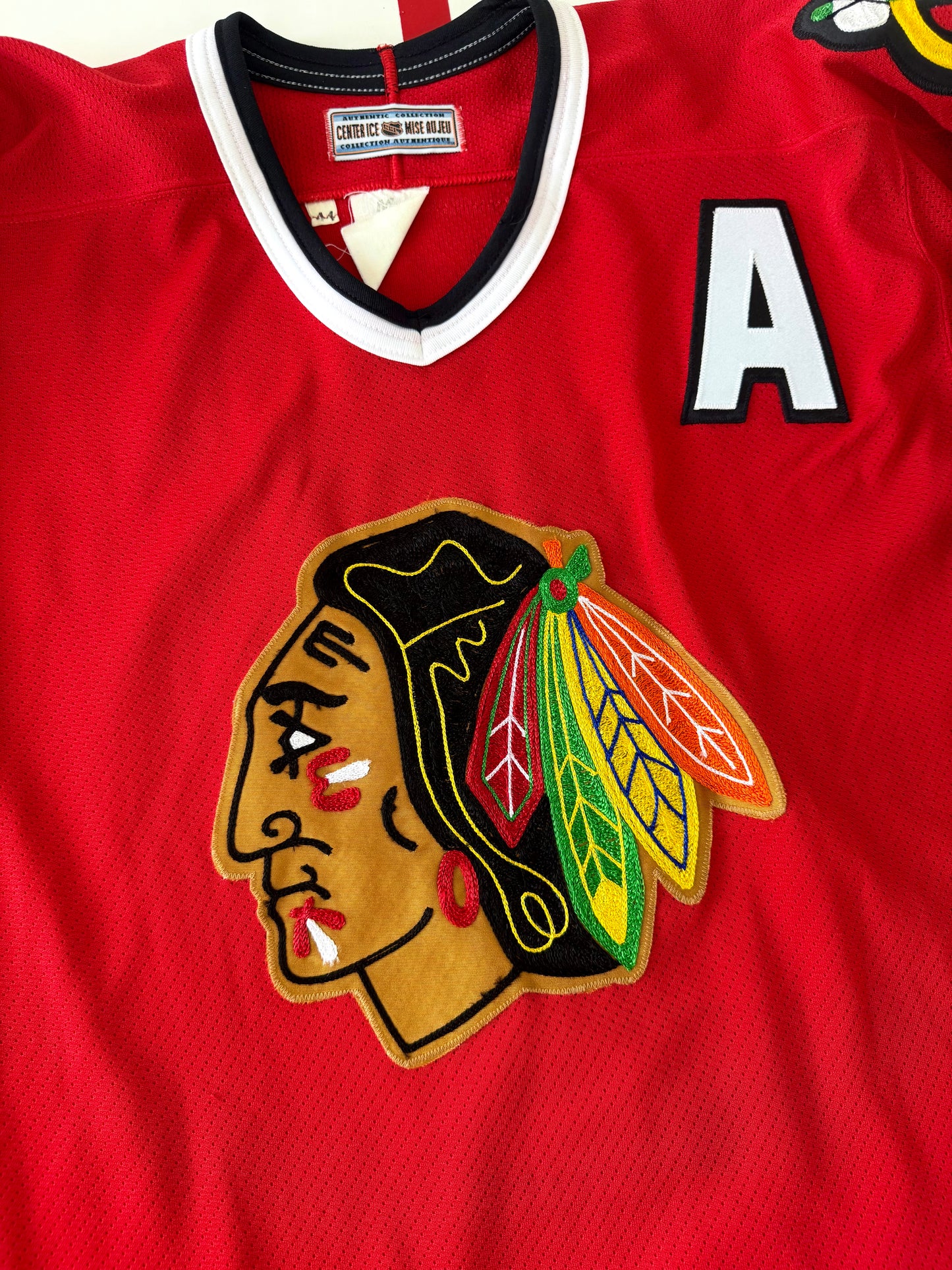 Chicago Blackhawks Chris Chelios 1993-1995 NHL Hockey Jersey (44/Medium)
