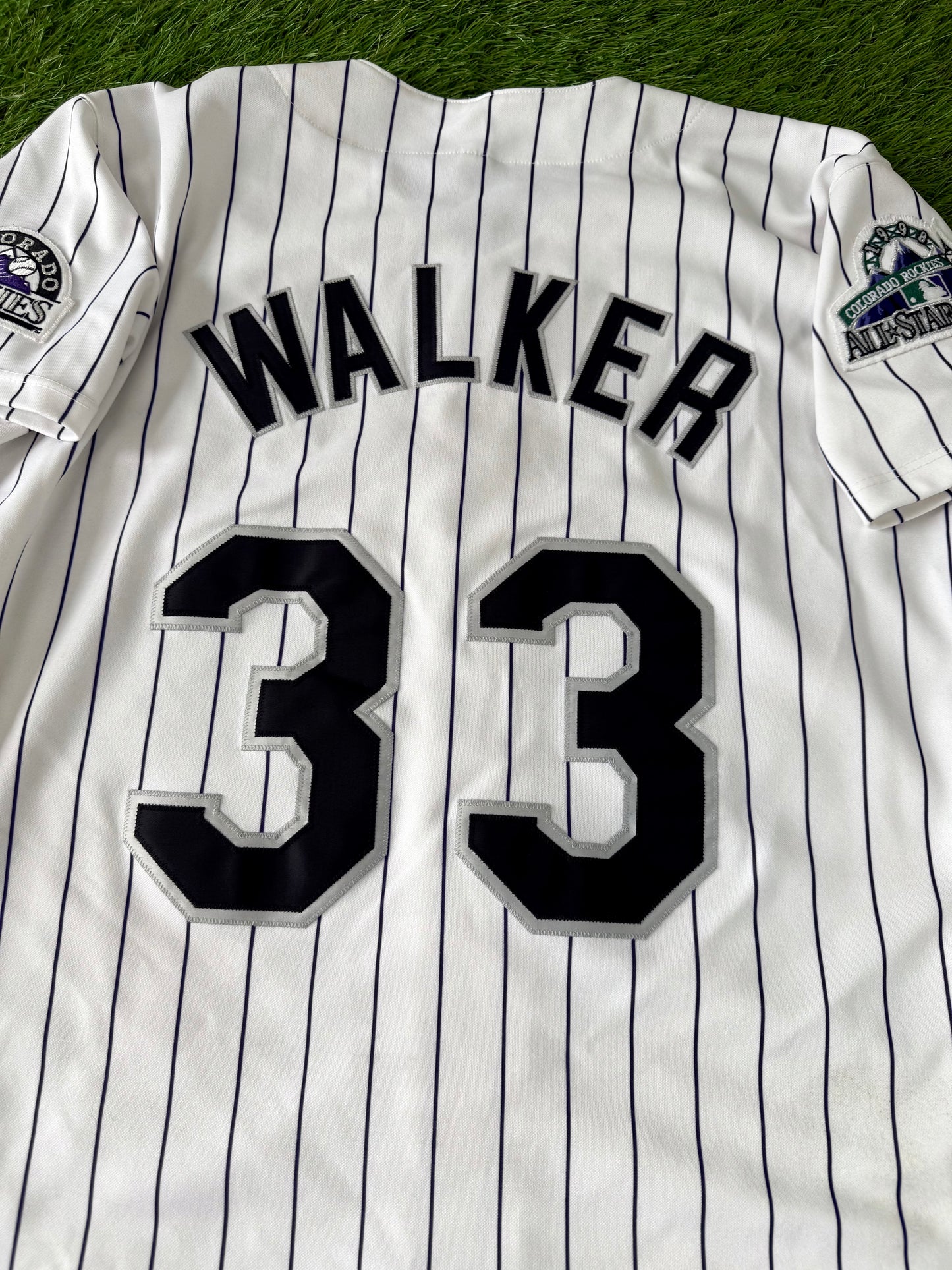 Colorado Rockies Larry Walker 1998 MLB Baseball Jersey (44/Large)