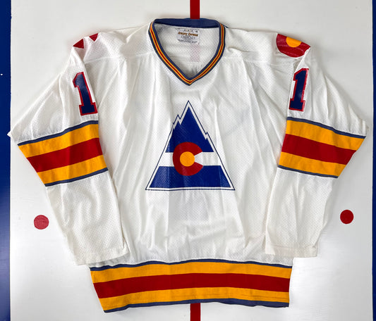 Colorado Rockies 1979-1981 Hardy Astrom NHL Hockey Jersey (42/Medium)
