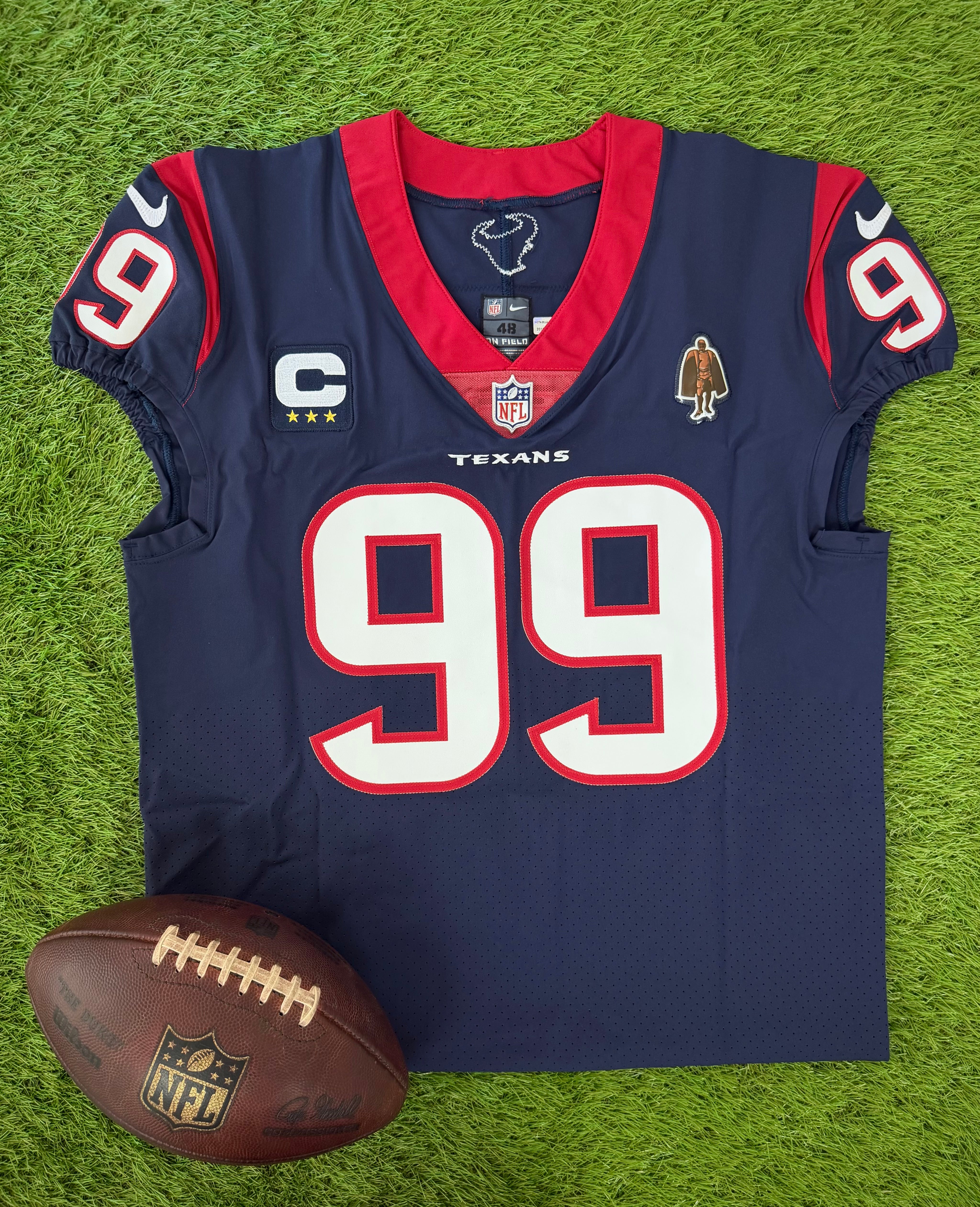 Houston Texans JJ Watt 2020 Team Issued Alternate NFL Football