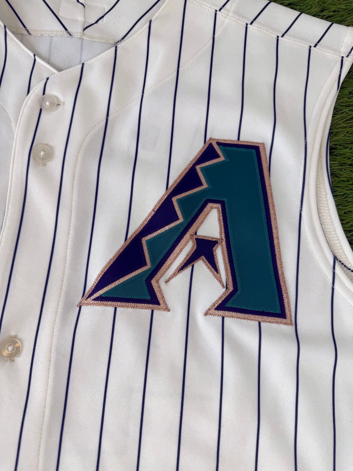 Arizona Diamondbacks Kyle Jensen 2016 Game Issued Throwback Vest Jersey (46/Large)