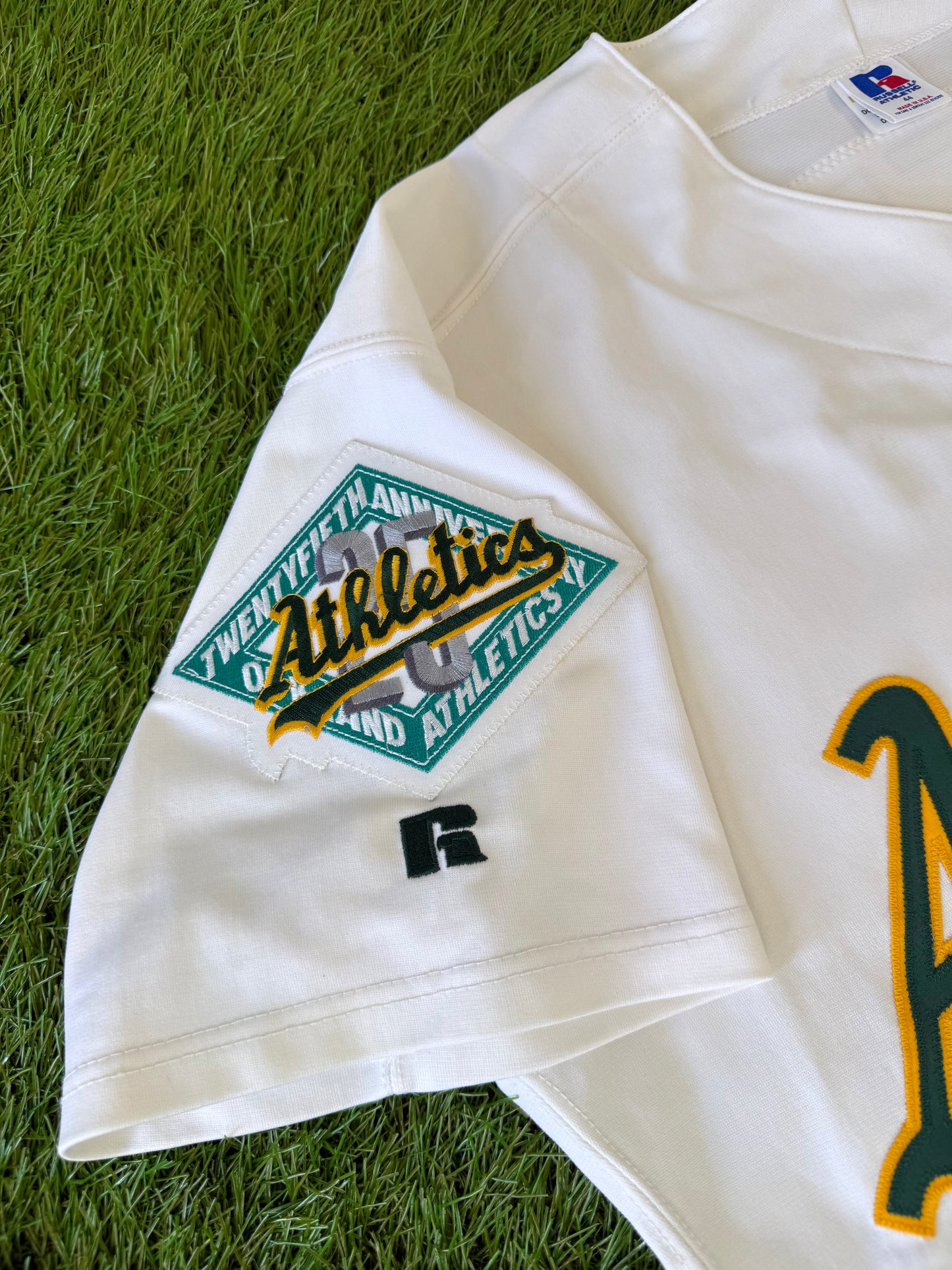 Oakland Athletics Rickey Henderson 1992 MLB Baseball Jersey (44/Large)