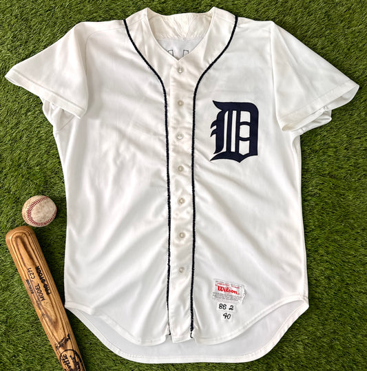Detroit Tigers 1986 Alan Trammell MLB Baseball Jersey (44/Large)