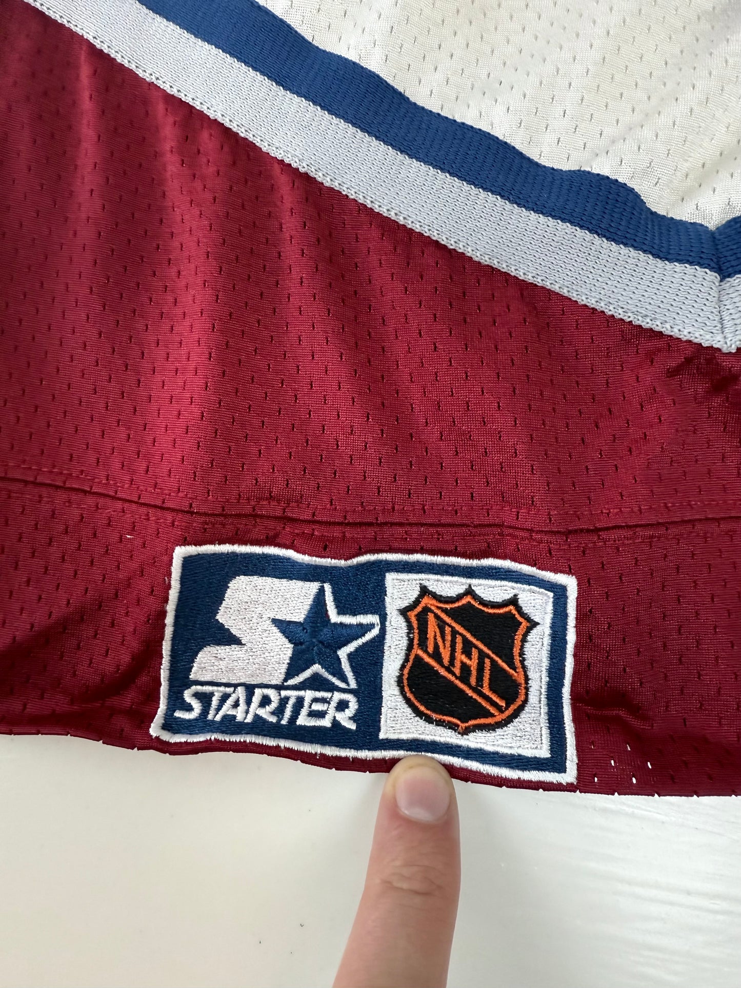 Colorado Avalanche Joe Sakic 1996 Stanley Cup Finals NHL Hockey Jersey (52/XL)