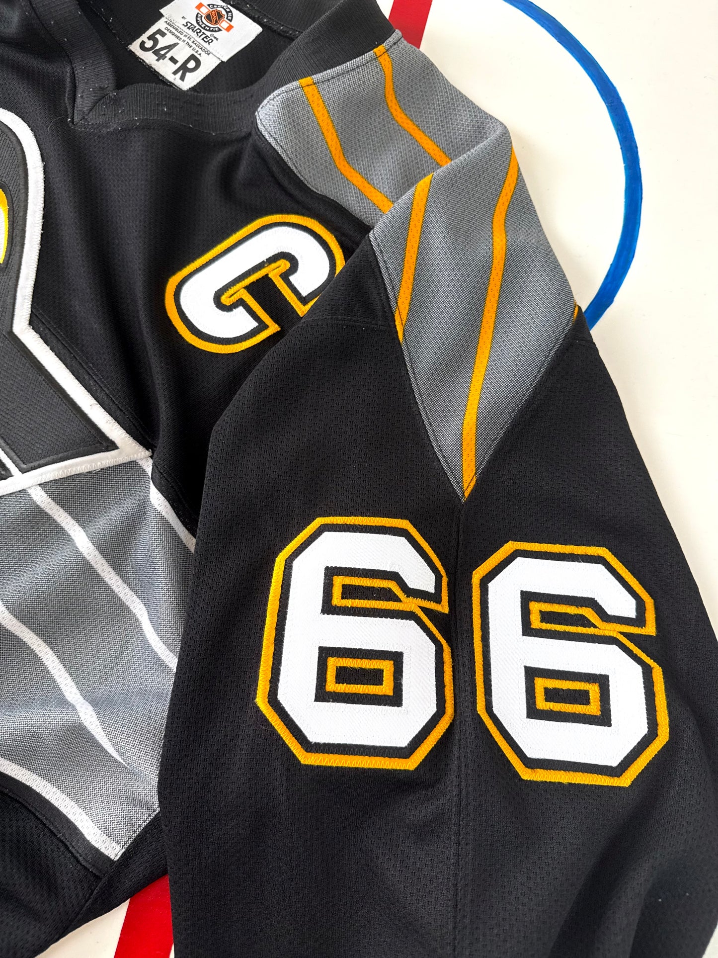Pittsburgh Penguins Mario Lemieux 1996-1997 NHL Hockey Jersey (54/XL)