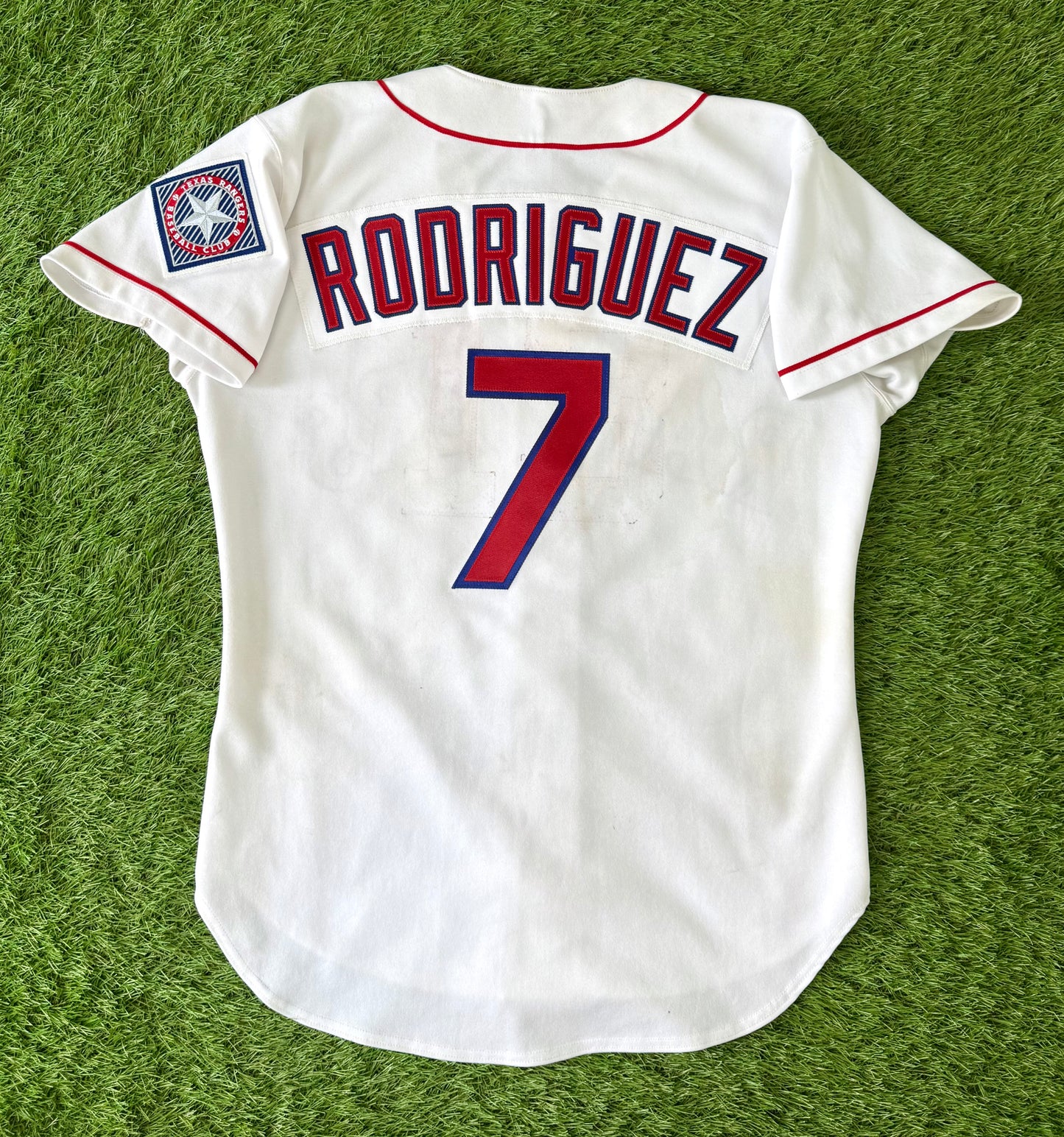 Texas Rangers Ivan Rodriguez 1994-1999 MLB Baseball Jersey (44/Large)