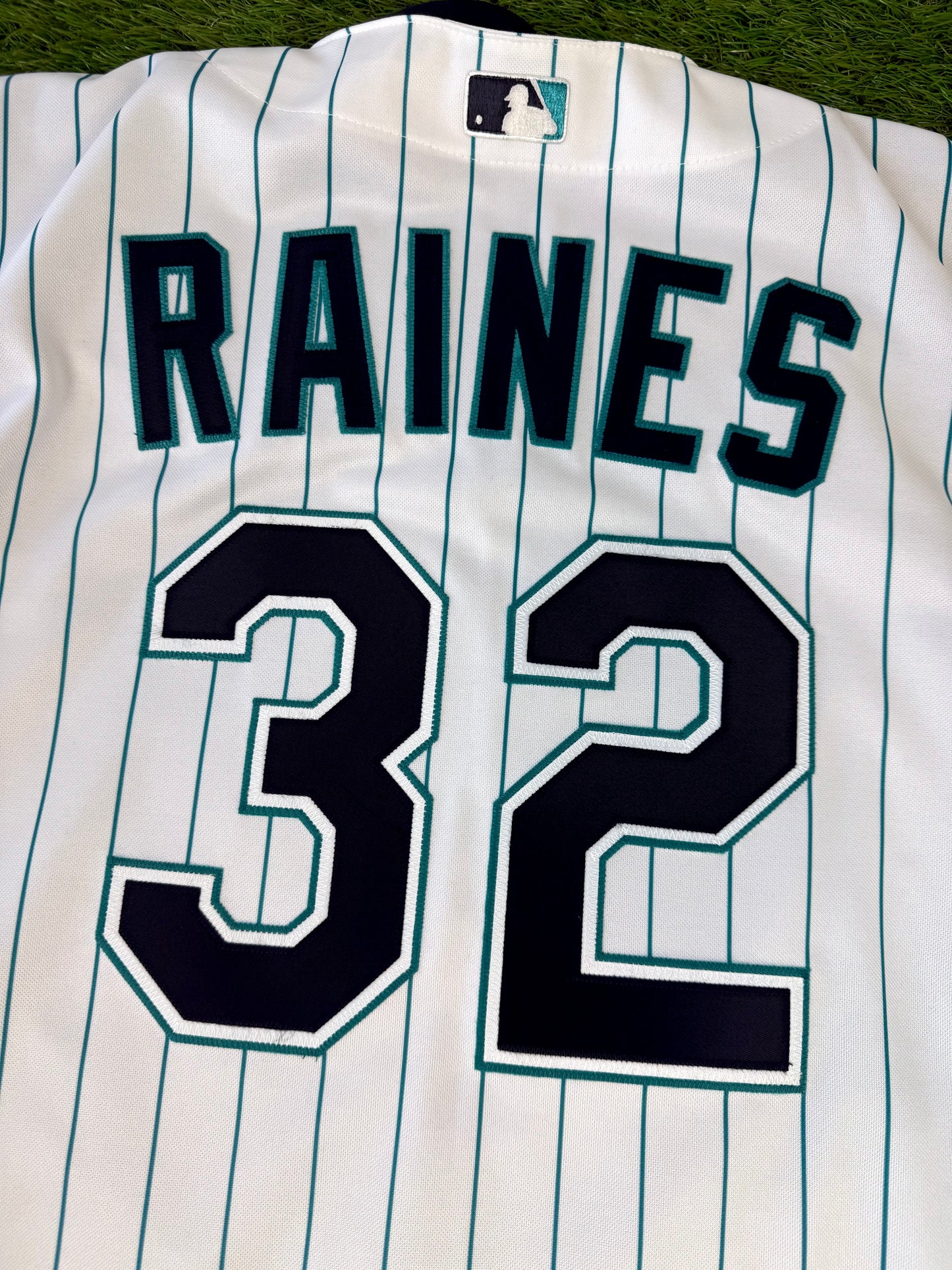 Florida Marlins 2002 Tim Raines MLB Baseball Jersey (50/XL)