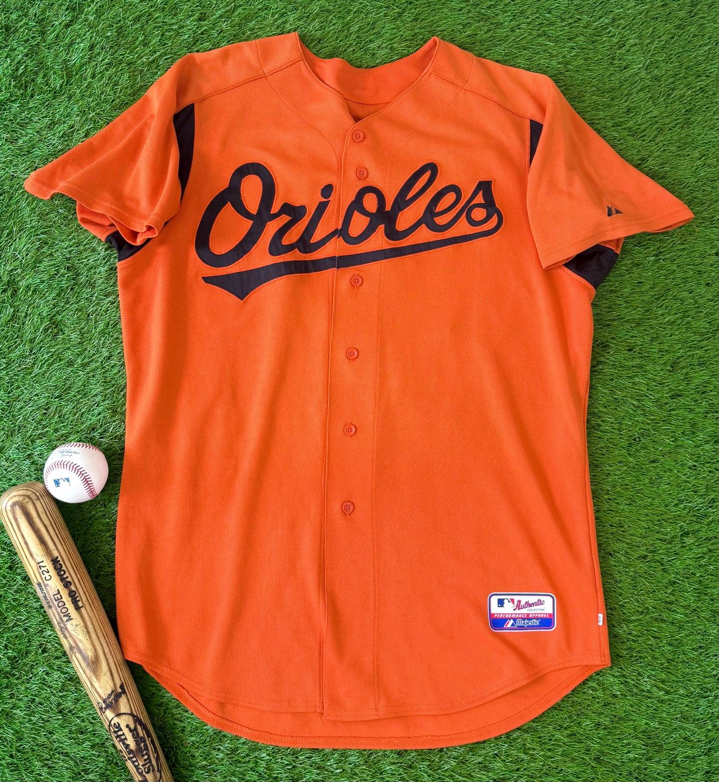 Baltimore Orioles 2003-2006 Coach Worn BP MLB Baseball Jersey (48/XL)