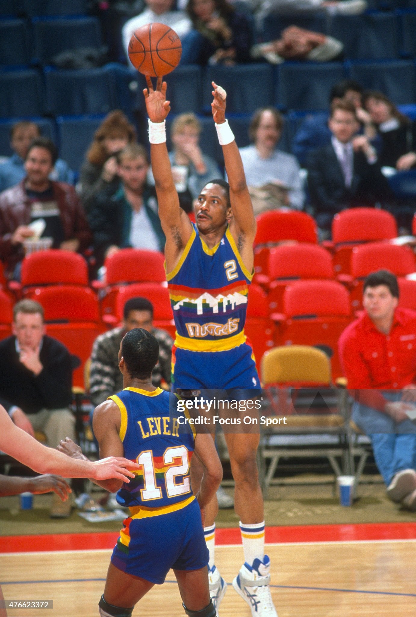 Denver Nuggets Alex English 1987-1988 NBA Basketball Jersey (48/XL)