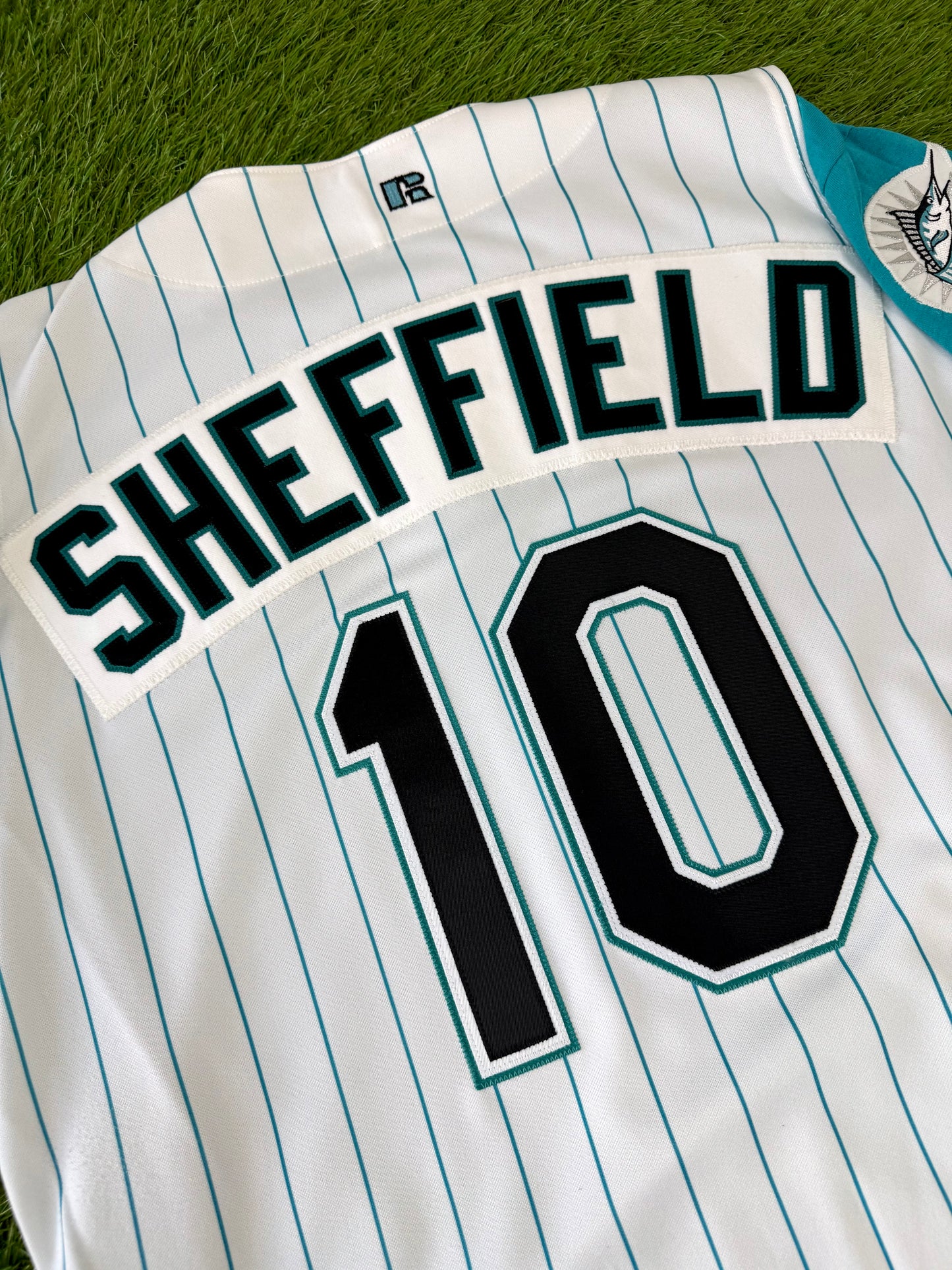 Florida Marlins Gary Sheffield 1993 MLB Baseball Vest Jersey and Undershirt (44/Large)