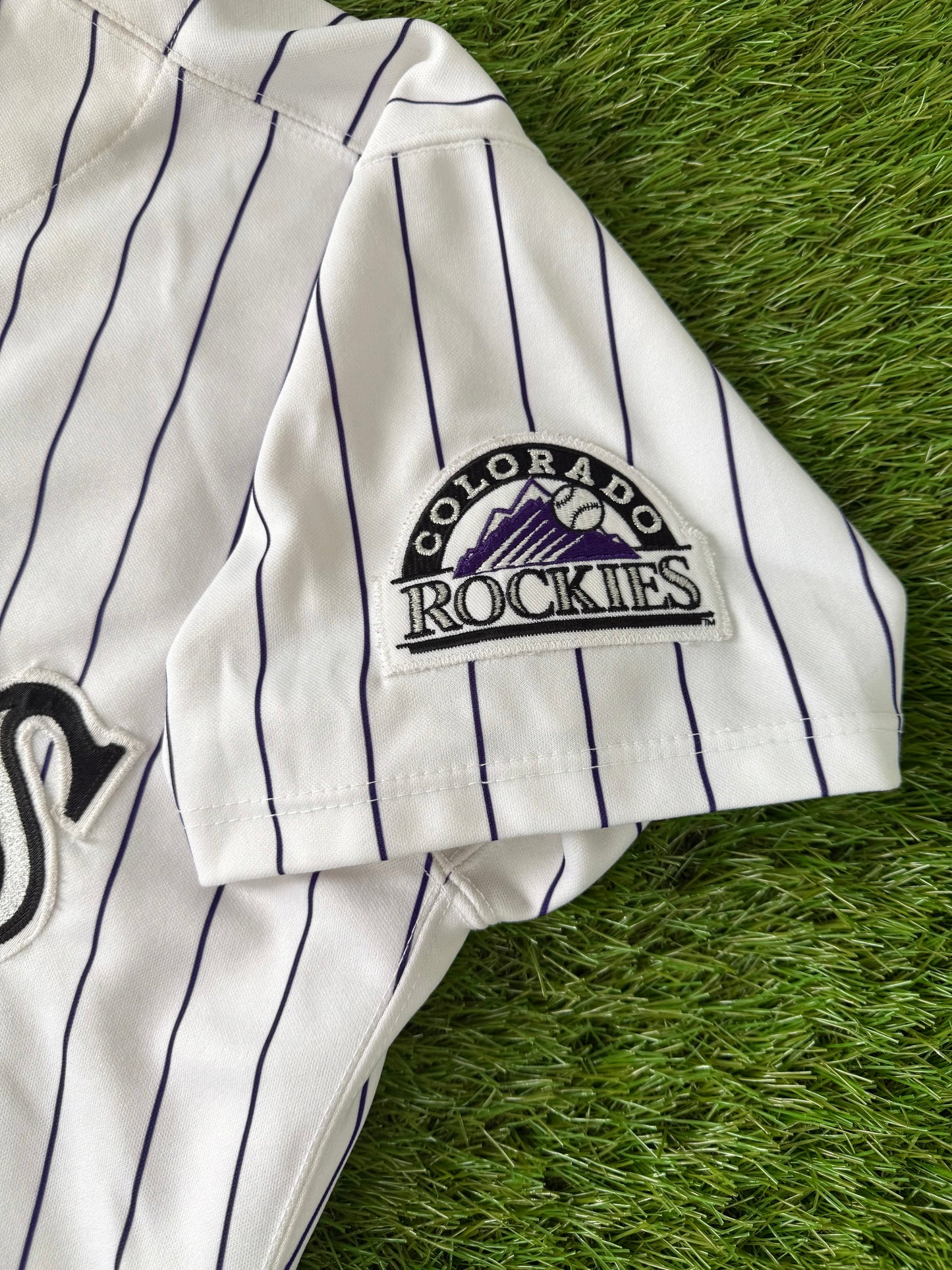 Colorado Rockies Larry Walker 1998 MLB Baseball Jersey (44/Large)