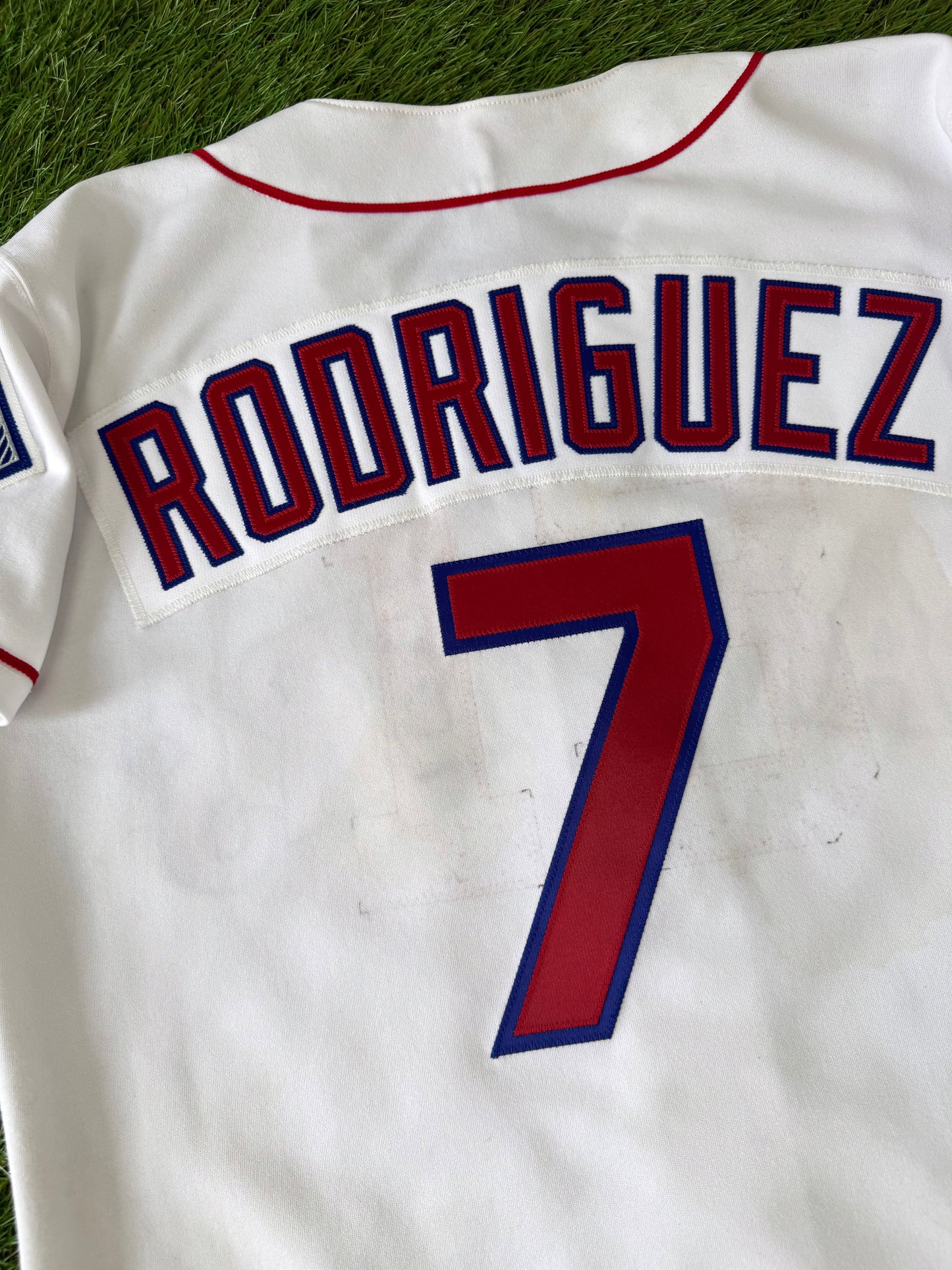 Texas Rangers Ivan Rodriguez 1994-1999 MLB Baseball Jersey (44/Large)