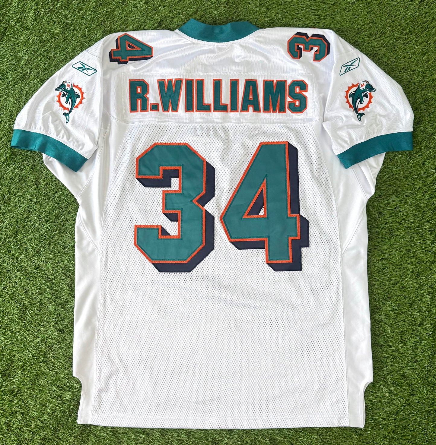 Miami Dolphins Ricky Williams 2002-2003 NFL Football Jersey (52/XL)