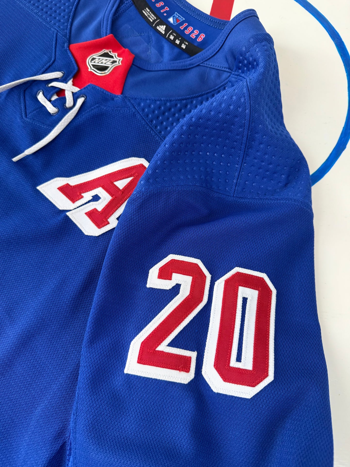 New York Rangers Chris Kreider 2018-2021 NHL Hockey Jersey (56/XXL)