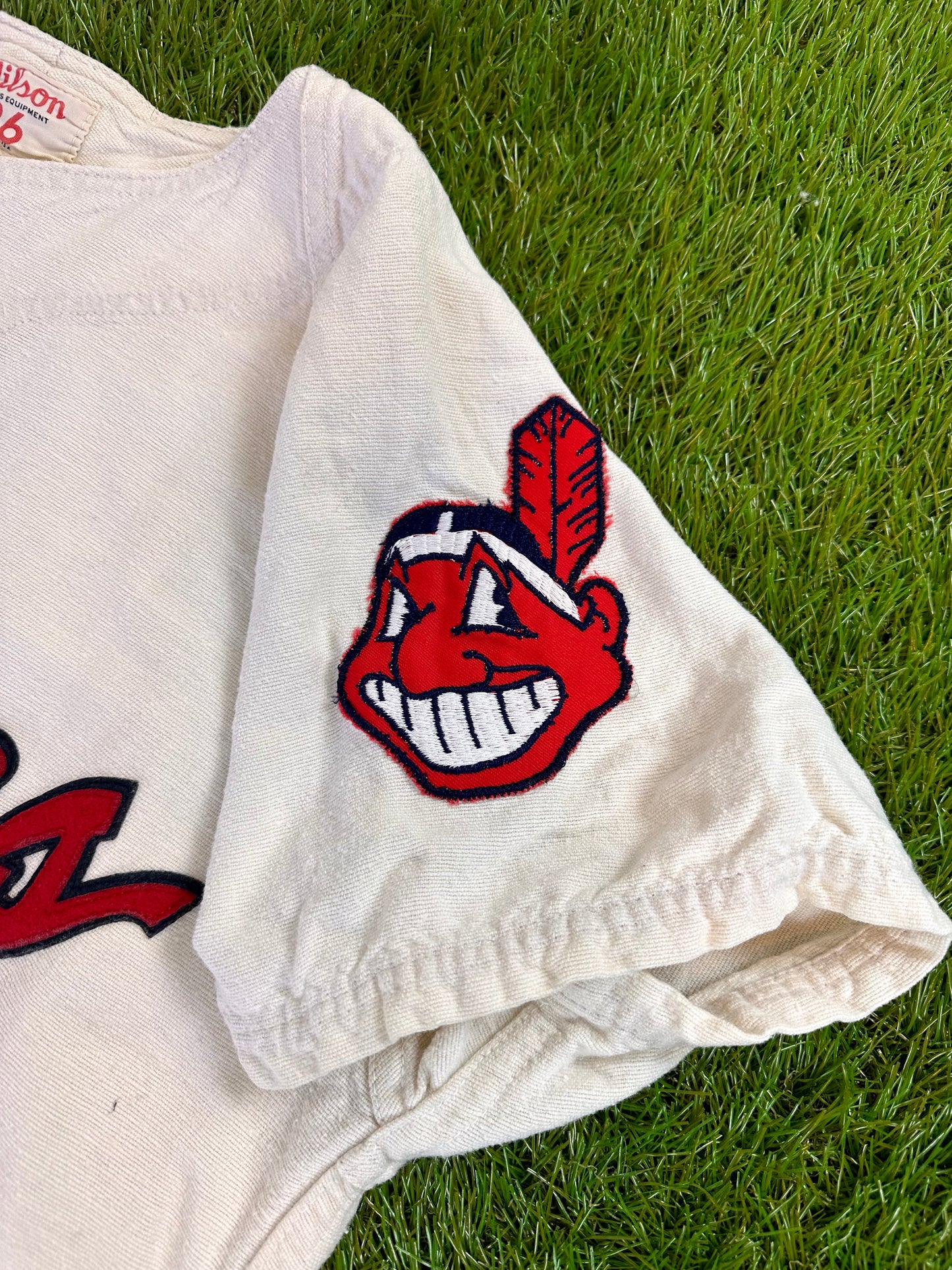 Cleveland Indians Larry Doby 1955 MLB Baseball Jersey (36/Medium)