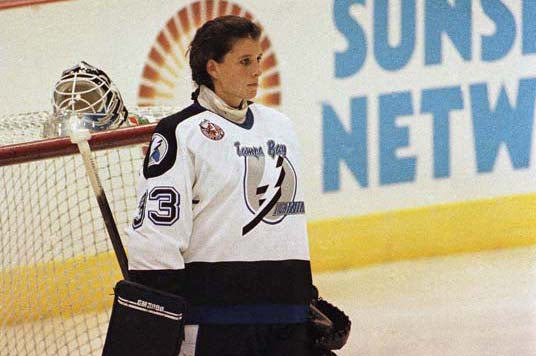 Tampa Bay Lightning Manon Rheaume 1992 NHL Hockey Jersey (52/XL)