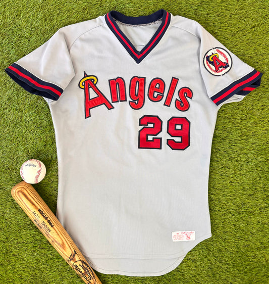 California Angels 1981-1984 Rod Carew MLB Baseball Jersey (42/Medium)