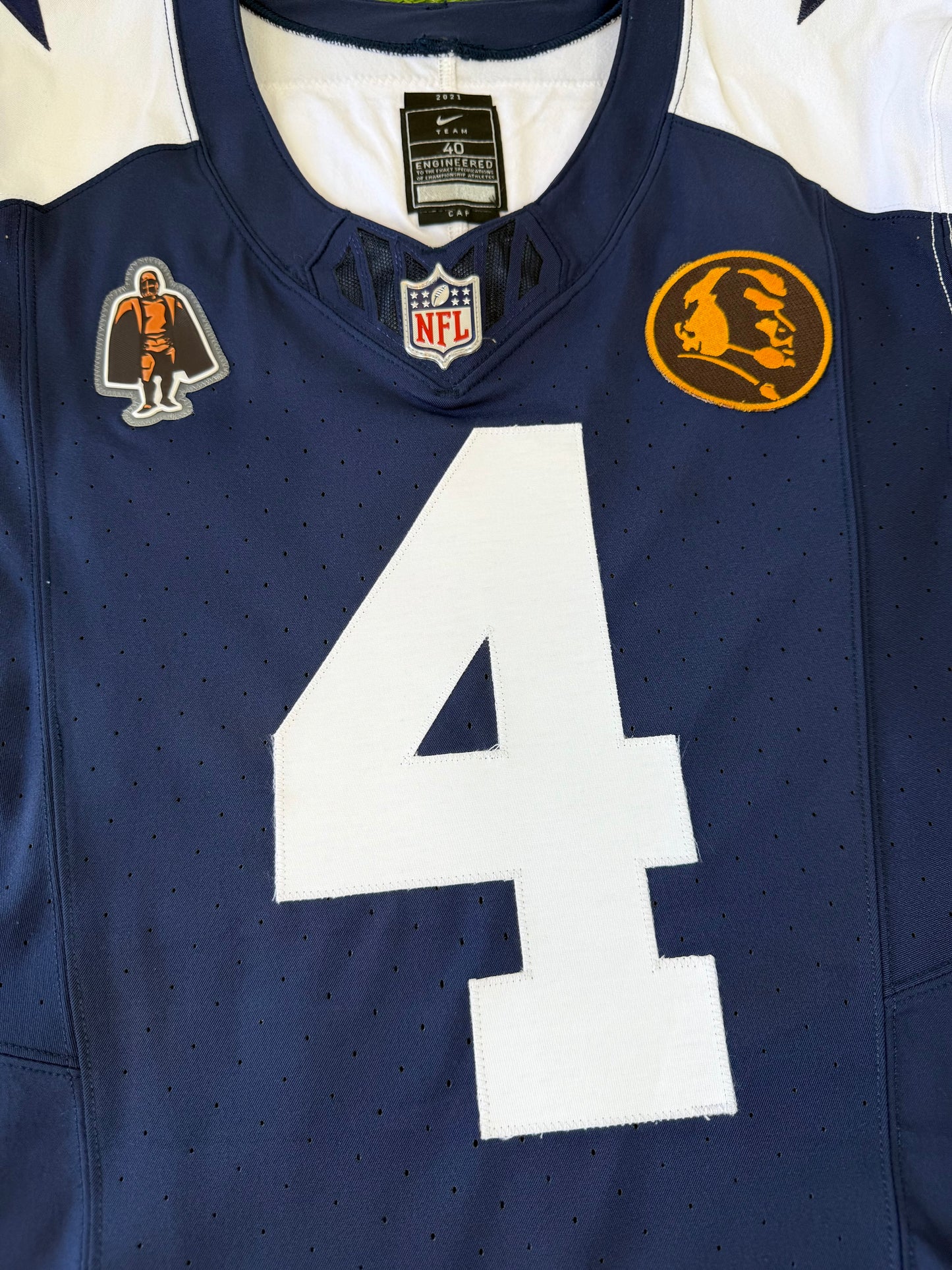 Dallas Cowboys Dak Prescott Thanksgiving 2023 Team Issued NFL Football Jersey (40/Medium)