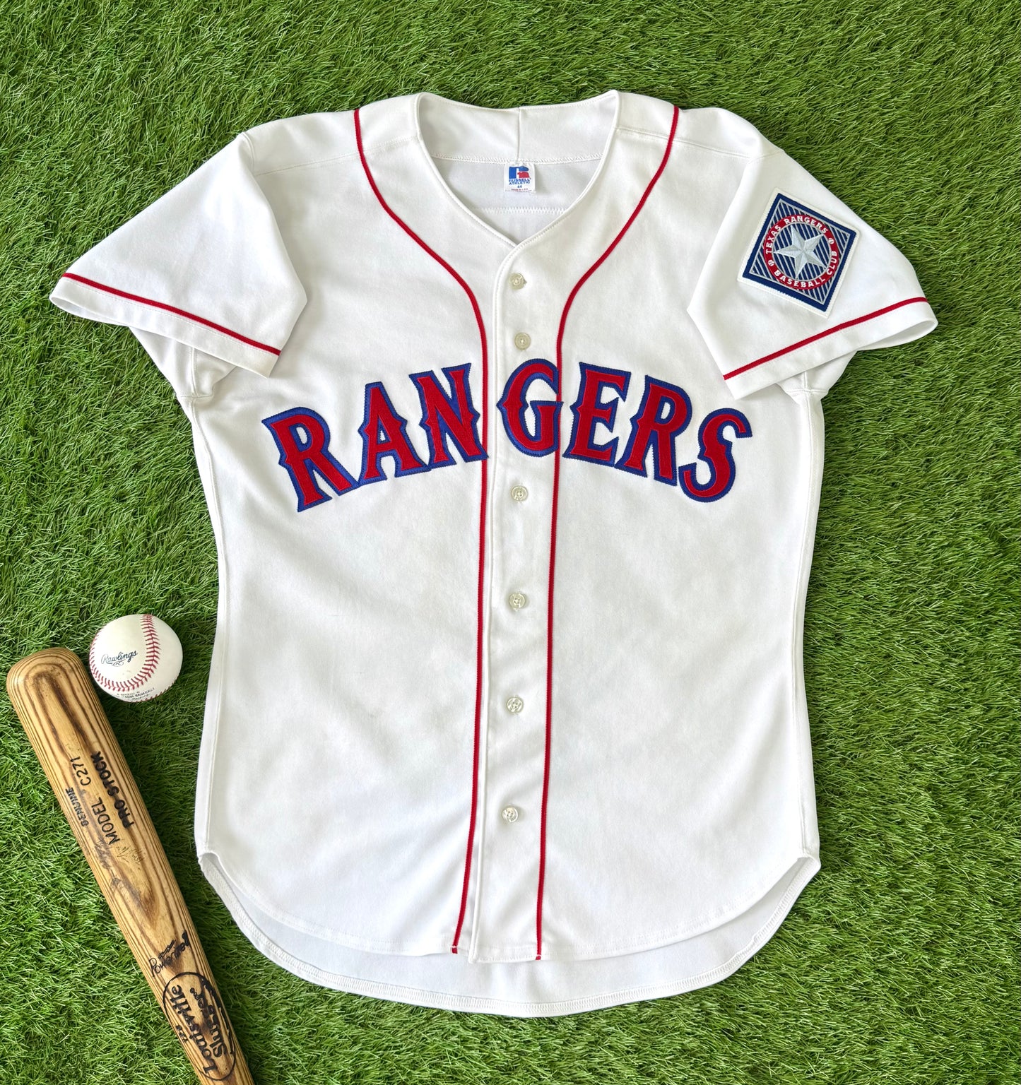 Texas Rangers Ivan Rodriguez 1994-1999 MLB Baseball Jersey (44/Large)