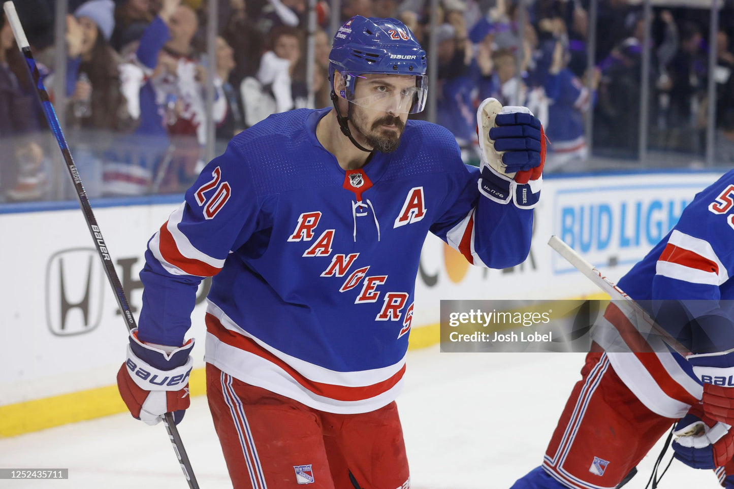 New York Rangers Chris Kreider 2018-2021 NHL Hockey Jersey (56/XXL)