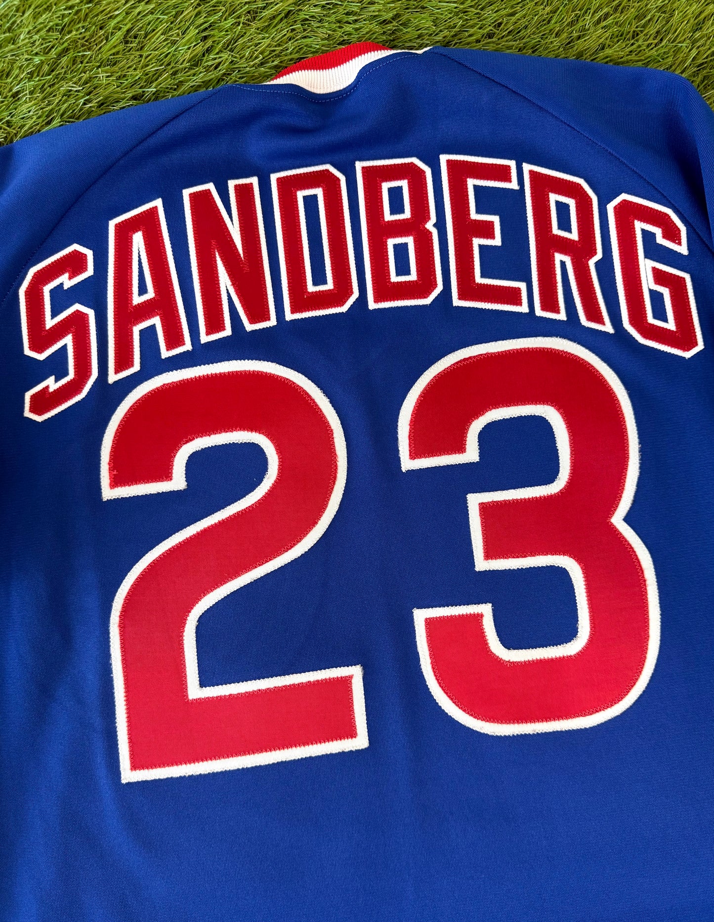 Chicago Cubs Ryne Sandberg 1987-1989 MLB Baseball Jersey (42/Large)