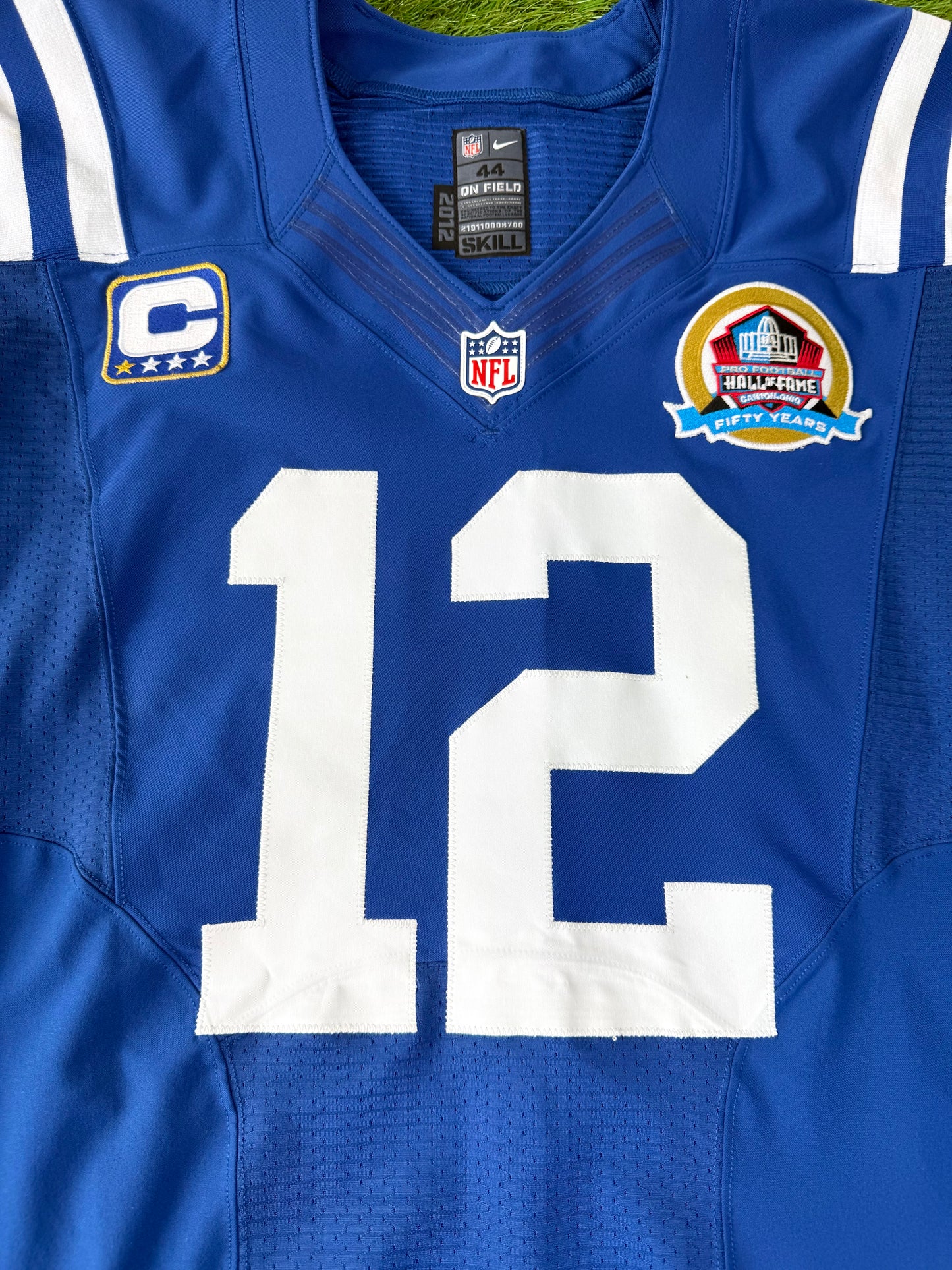 Indianapolis Colts Andrew Luck 2012 Team Issued NFL Football Jersey (44/Large)
