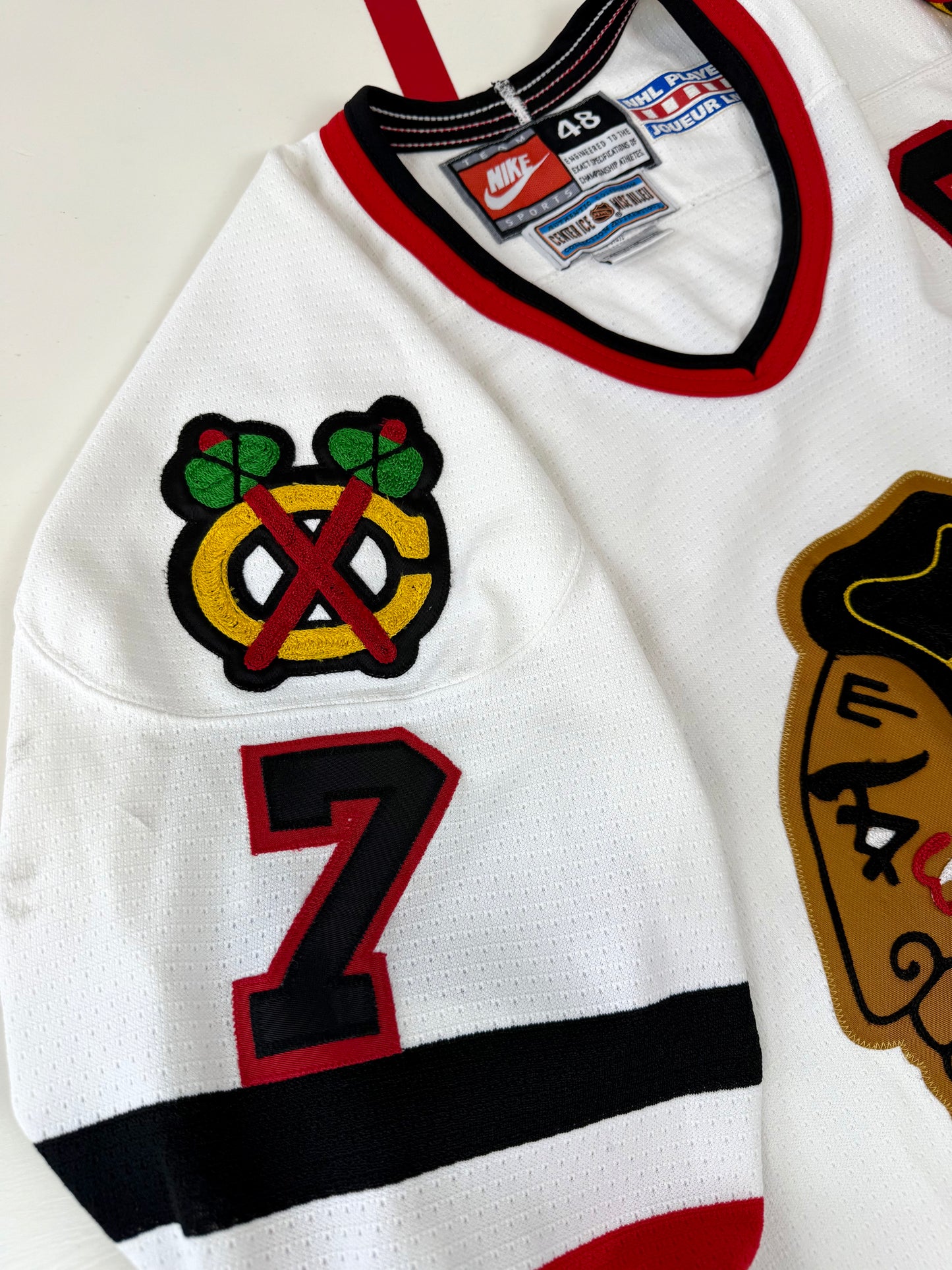 Chicago Blackhawks Chris Chelios 1996-1999 NHL Hockey Jersey (48/Medium)