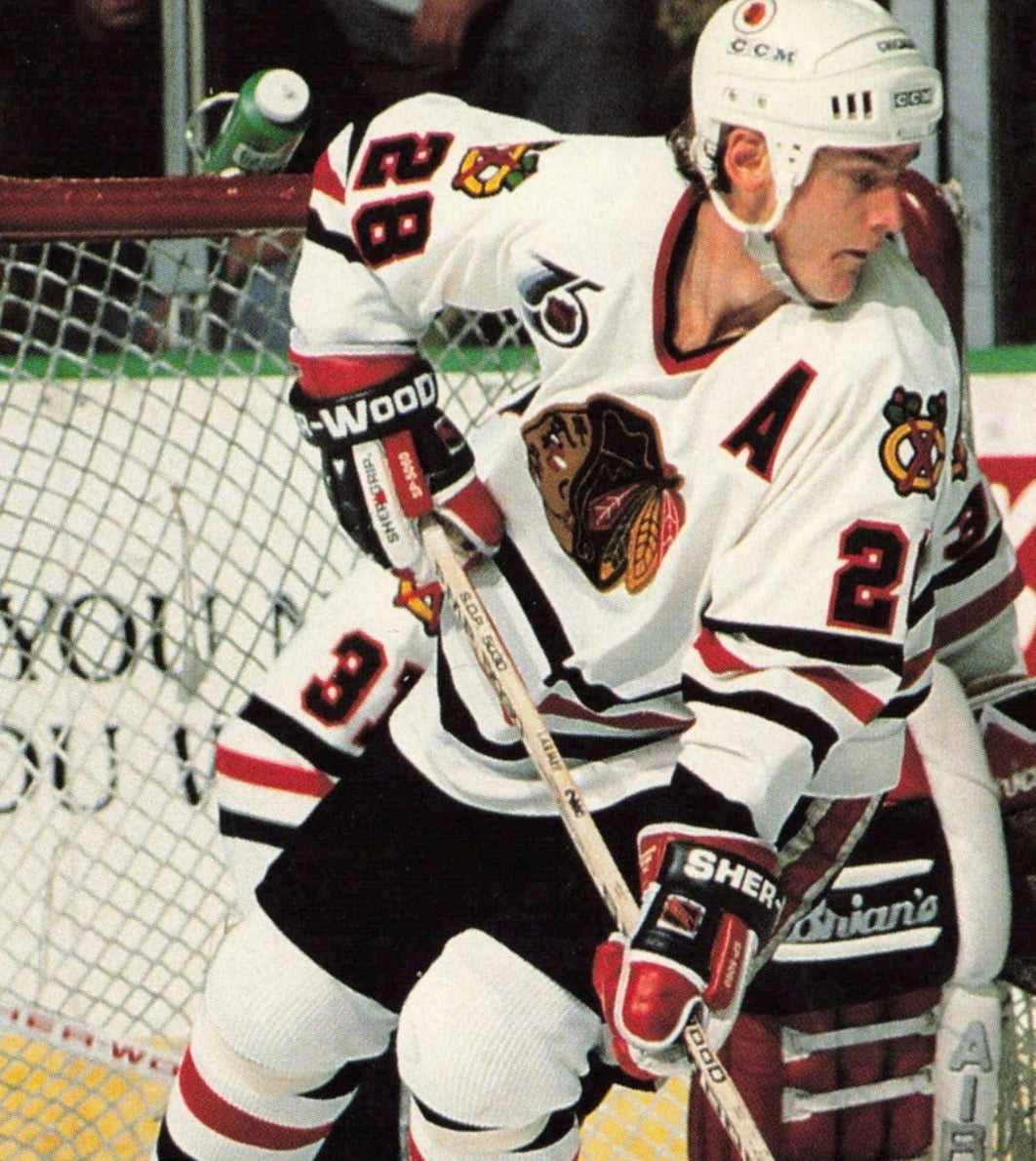 Chicago Blackhawks Steve Larmer 1991-1992 NHL Hockey Jersey (44/Medium)