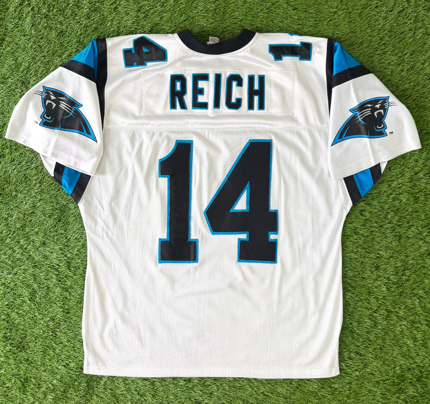 Carolina Panthers Frank Reich 1995 Preseason NFL Football Jersey (XL)