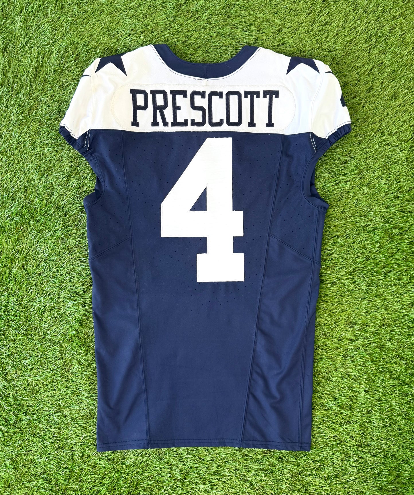 Dallas Cowboys Dak Prescott Thanksgiving 2023 Team Issued NFL Football Jersey (40/Medium)