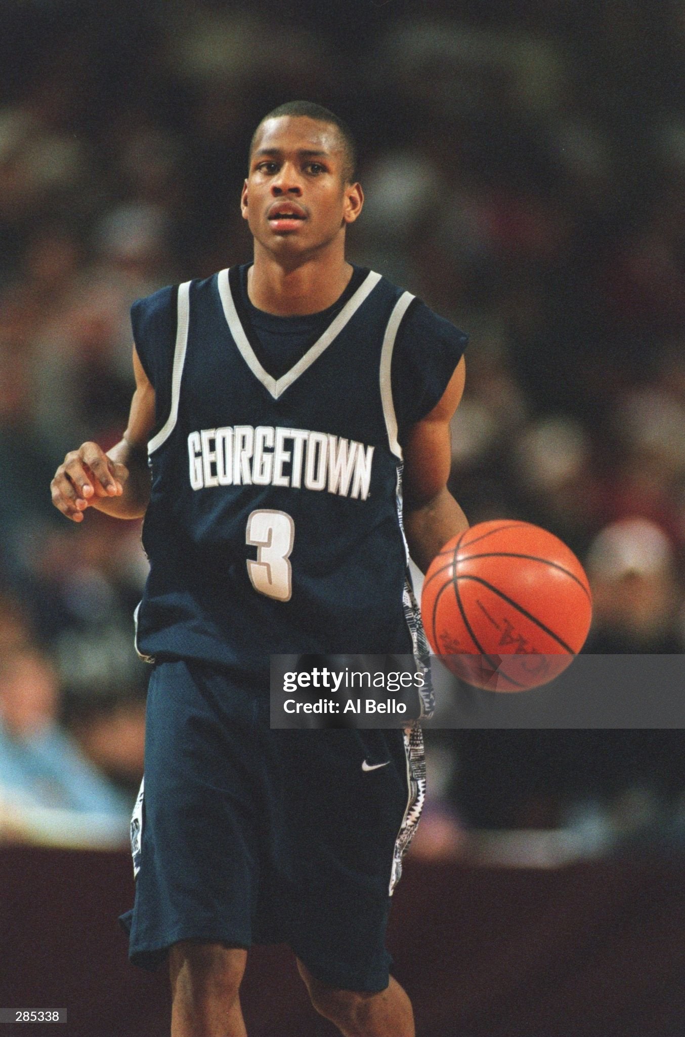 Georgetown Hoyas Allen Iverson 1995-1996 College Basketball Jersey (44/Large)