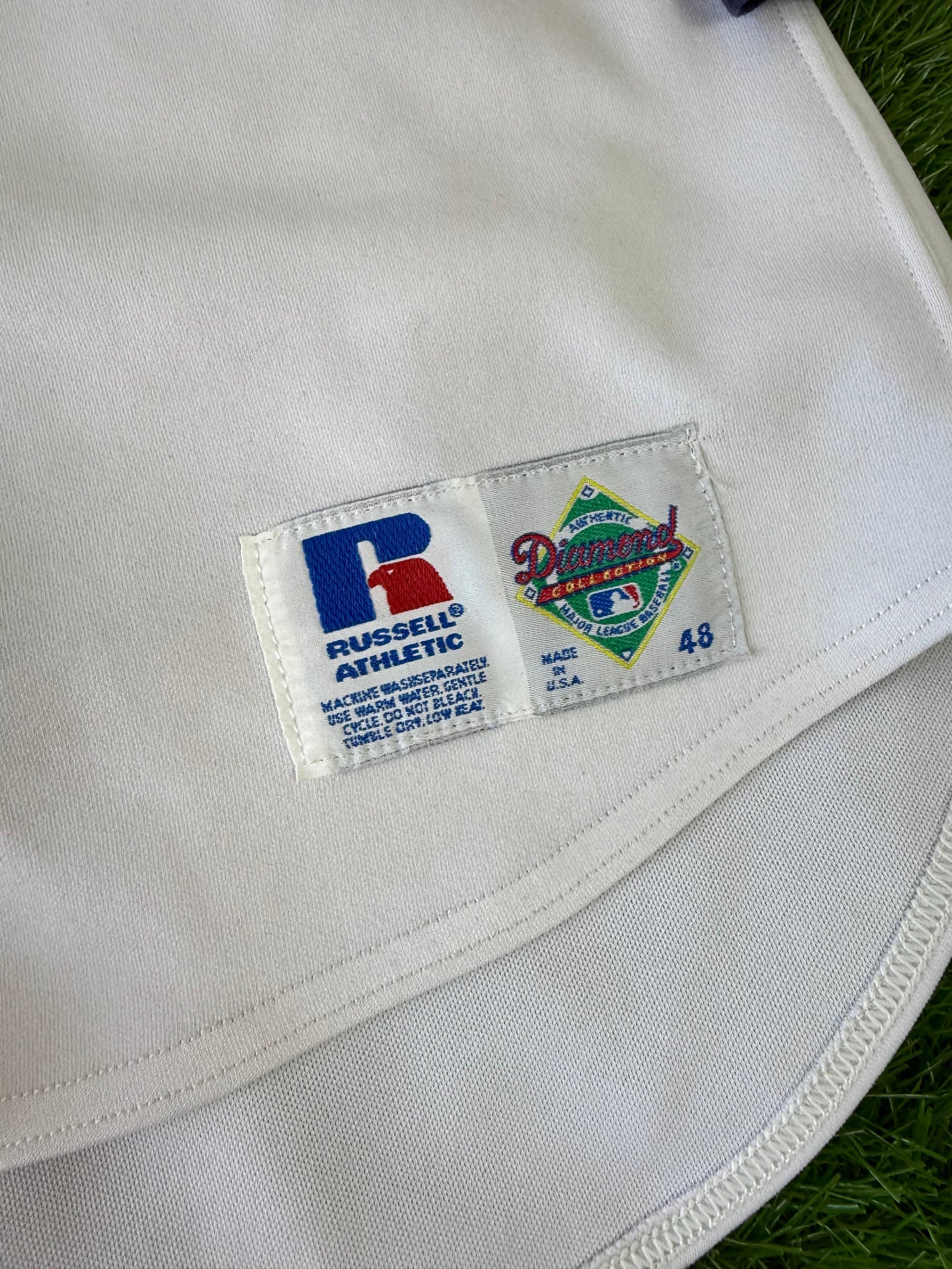 Atlanta Braves Deion Sanders 1992 World Series MLB Baseball Vest Jersey and Undershirt (48/XL)