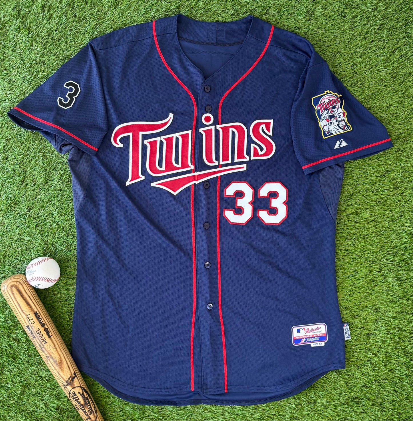 Minnesota Twins Justin Morneau 2011 Home Alternate MLB Baseball Jersey (52/XXL)
