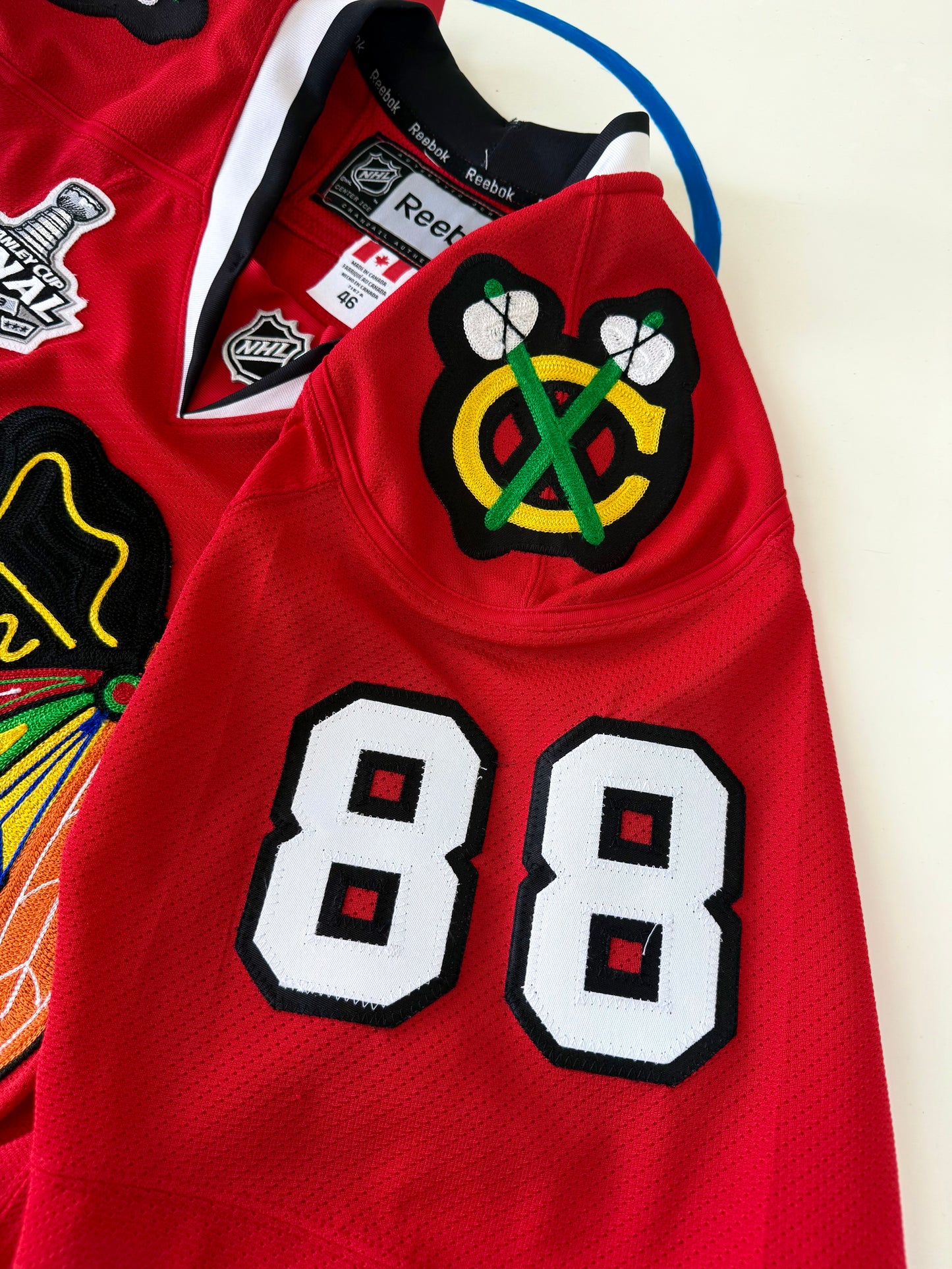 Chicago Blackhawks Patrick Kane 2013 Stanley Cup Finals NHL Hockey Jersey (46/Small)