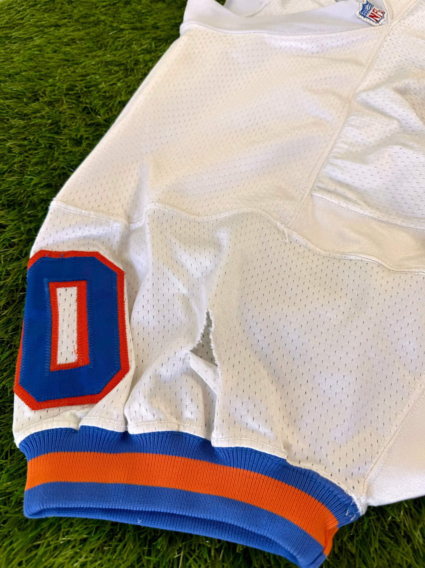 Denver Broncos Darryl Hall Game Worn 1994 NFL Football Jersey (46/Large)