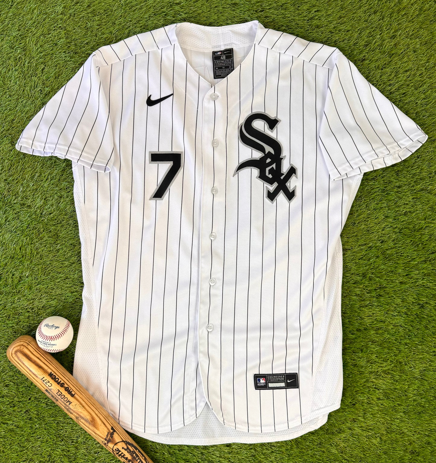 Chicago White Sox 2020-2023 Tim Anderson MLB Baseball Jersey (48/XL)