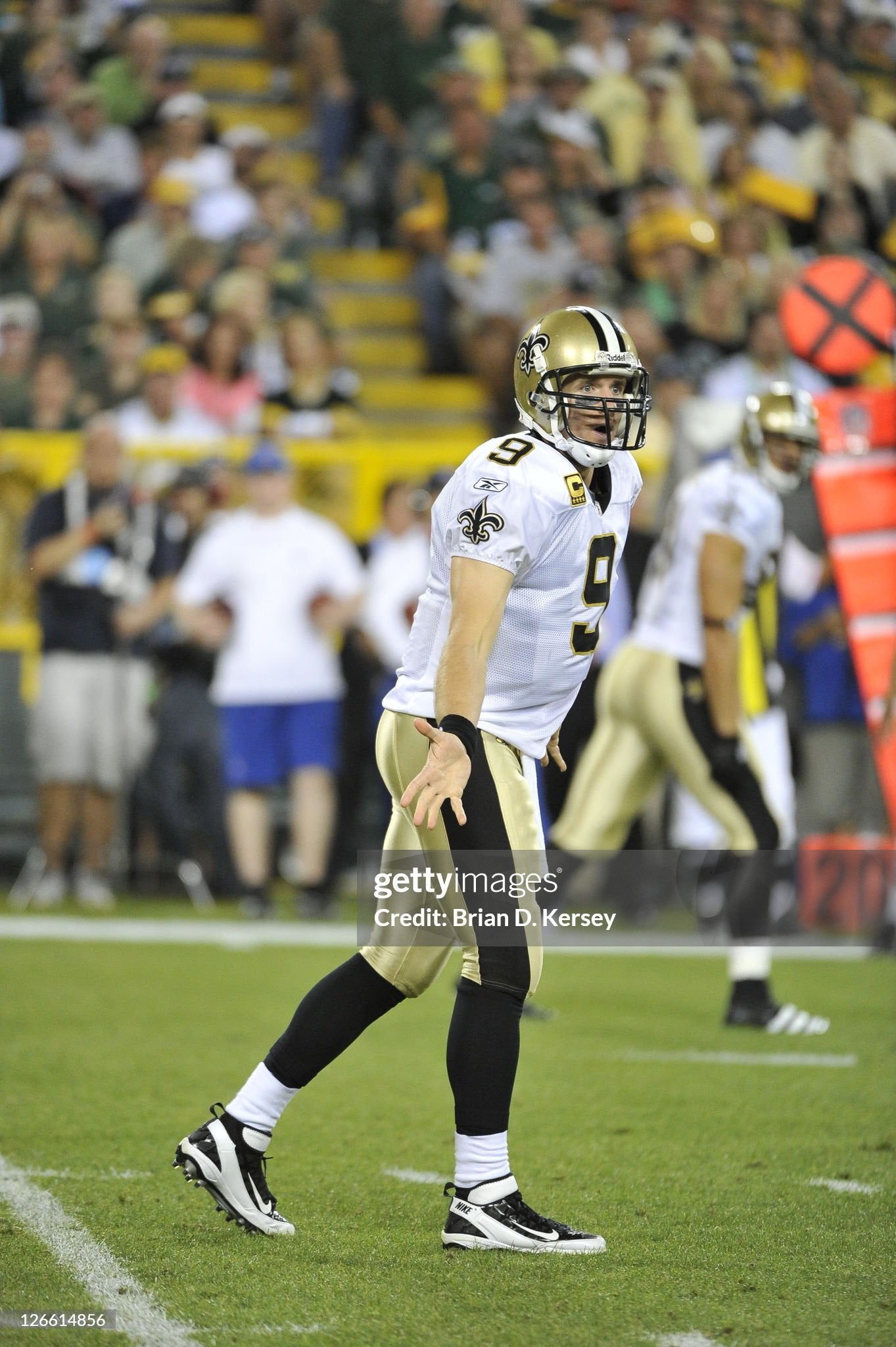 New Orleans Saints Drew Brees Autographed Team Issued 2011 NFL Football Jersey (48/XL)