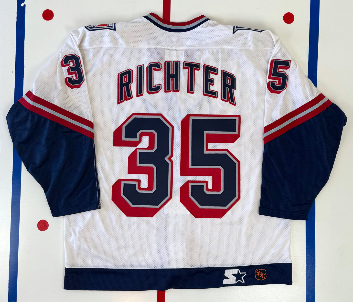 New York Rangers Mike Richter 1998-1999 Alternate NHL Hockey Jersey (54/XL)
