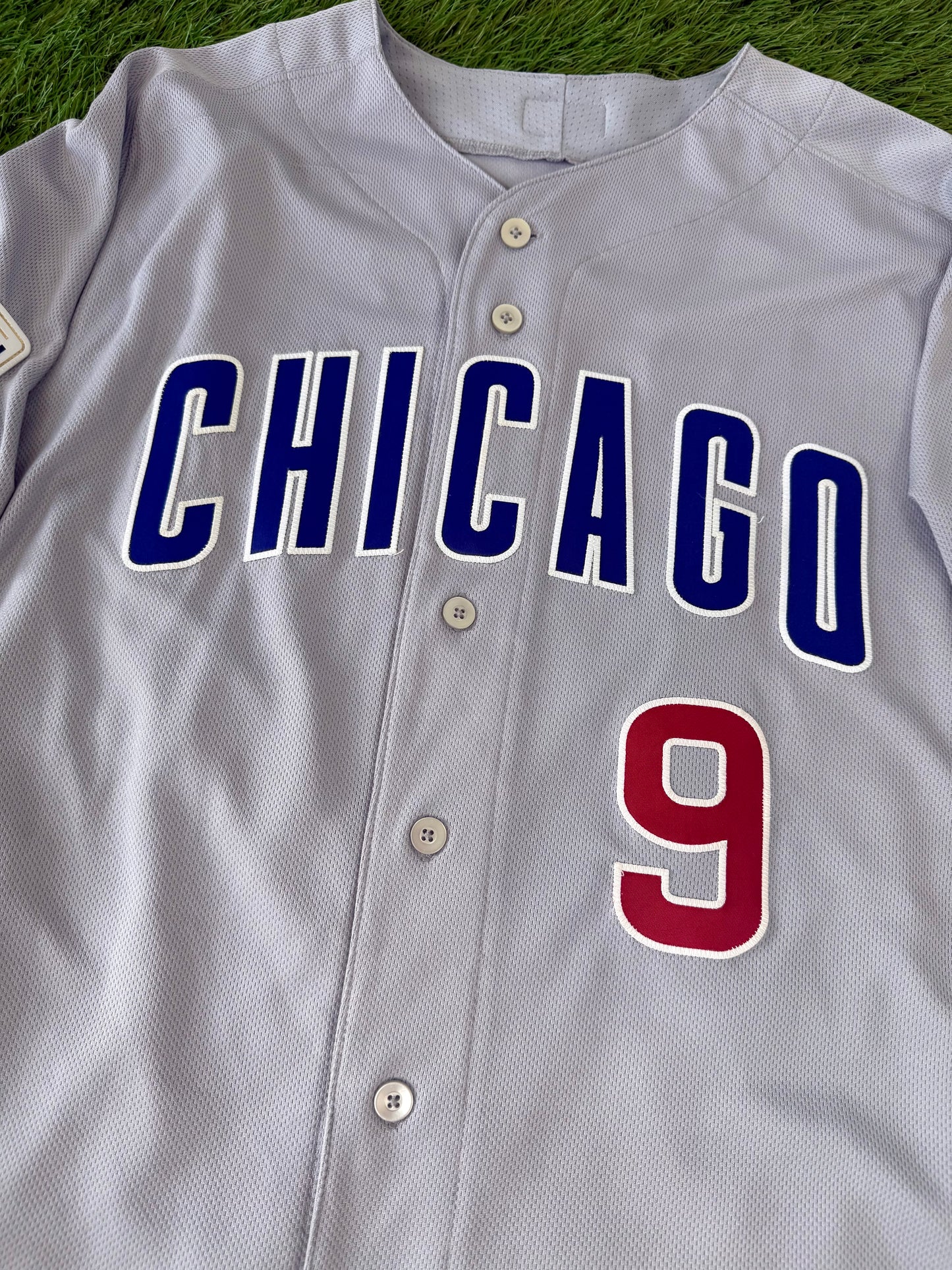 Chicago Cubs Javier Baez 2017 Postseason MLB Baseball Jersey (44/Large)