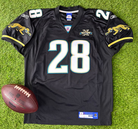Jacksonville Jaguars 2004 Fred Taylor Black Alternate NFL Football Jersey (50/XL)