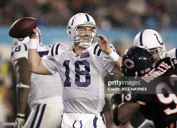 Indianapolis Colts Peyton Manning Super Bowl XLI NFL Football Jersey (54/XXL)