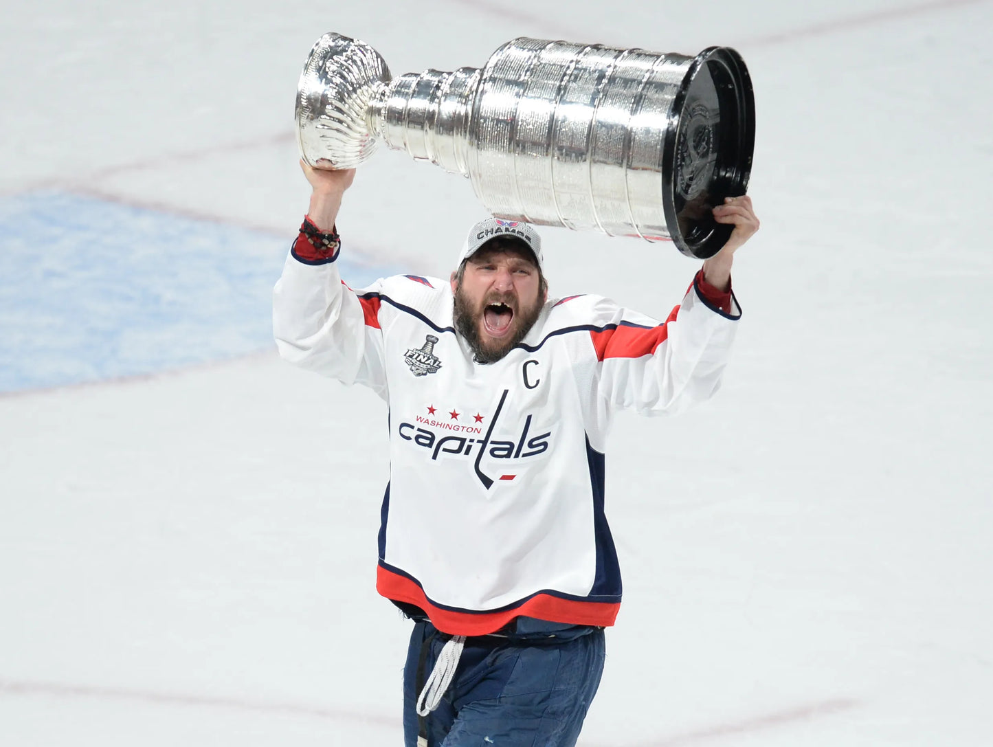 Washington Capitals Alexander Ovechkin 2018 Stanley Cup Finals NHL Hockey Jersey (56/XXL)