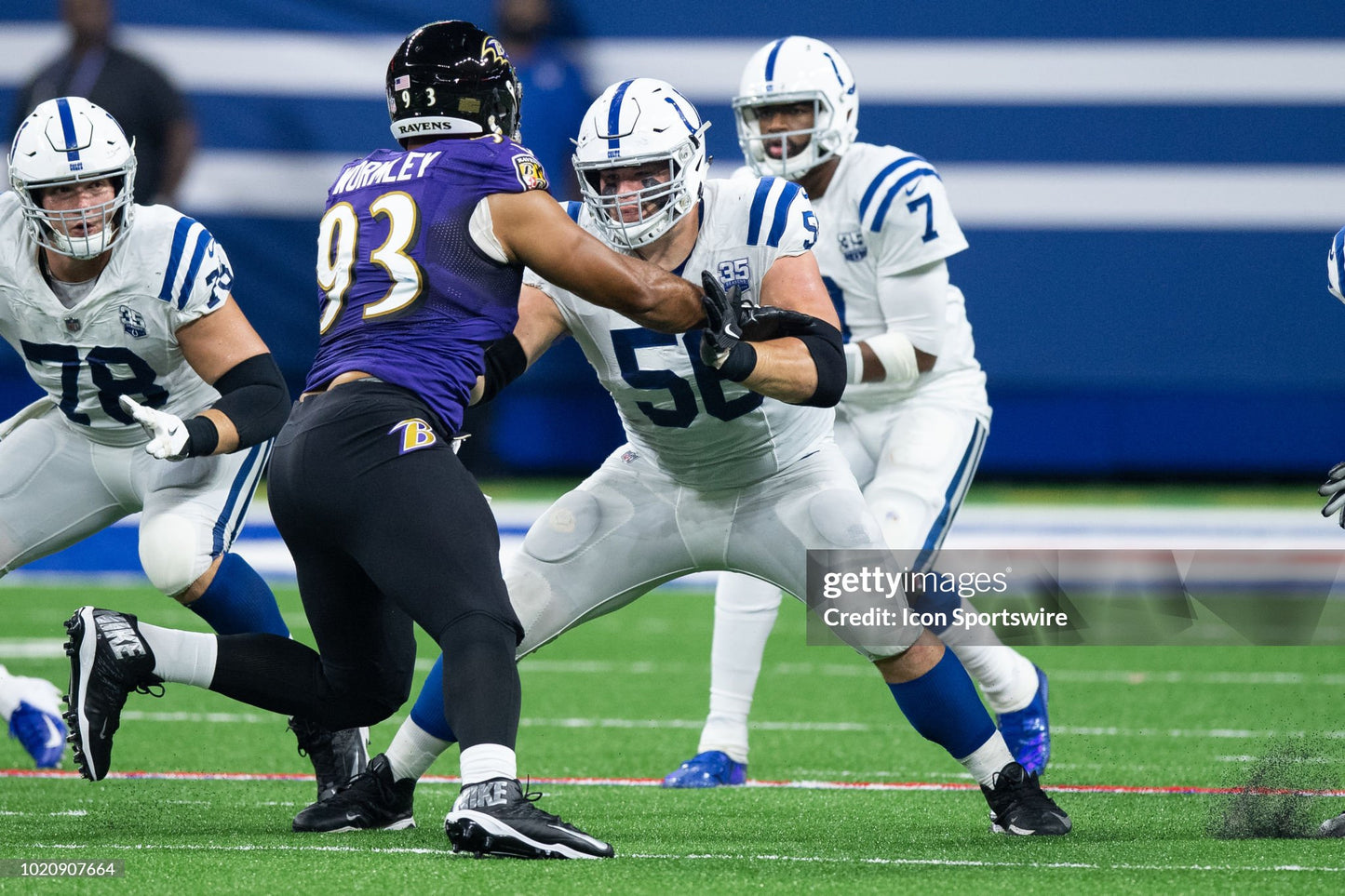 Indianapolis Colts Quenton Nelson 2018 NFL Football Jersey (44/Large)
